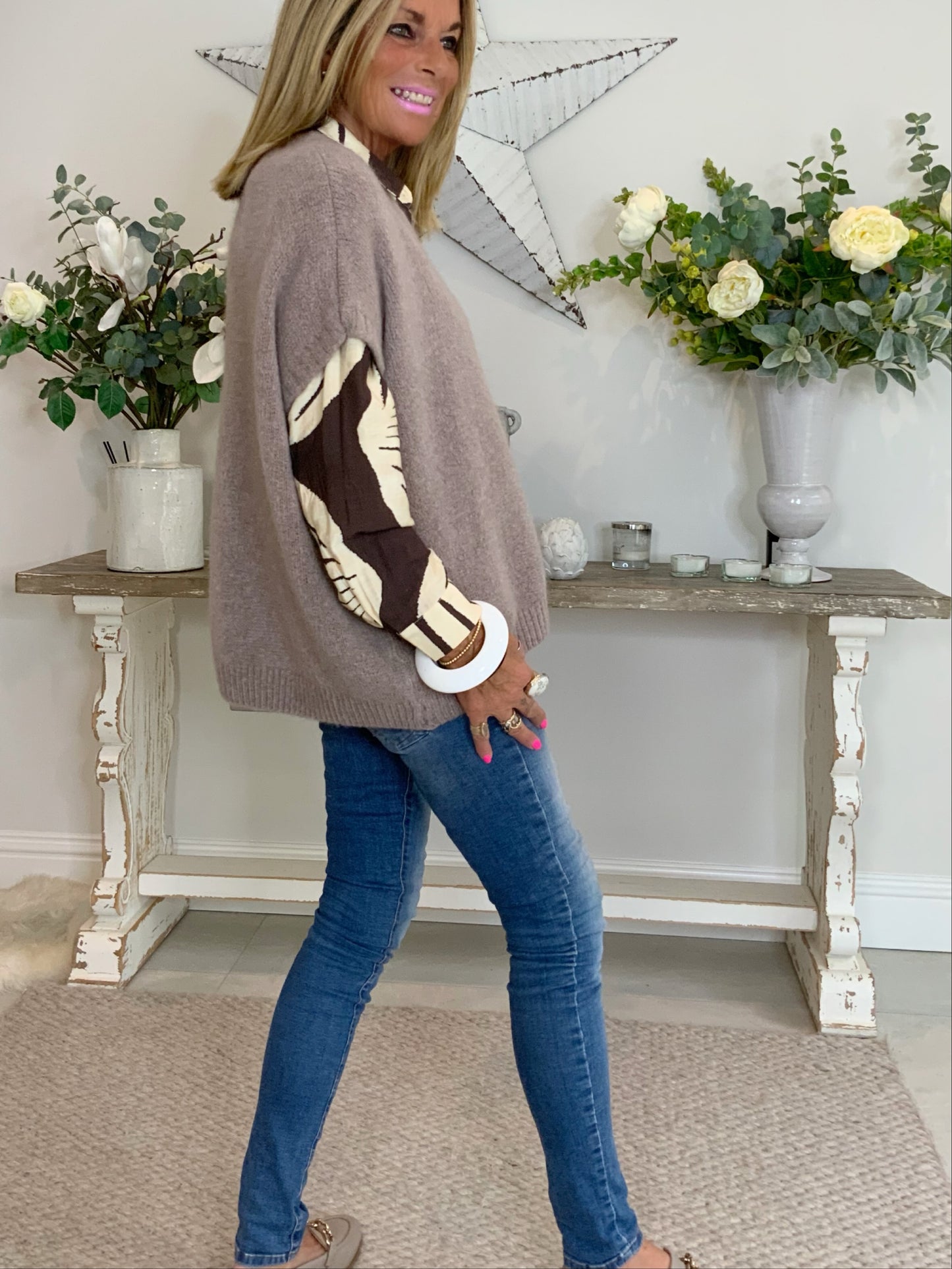 Mohair Blend Knit Tank