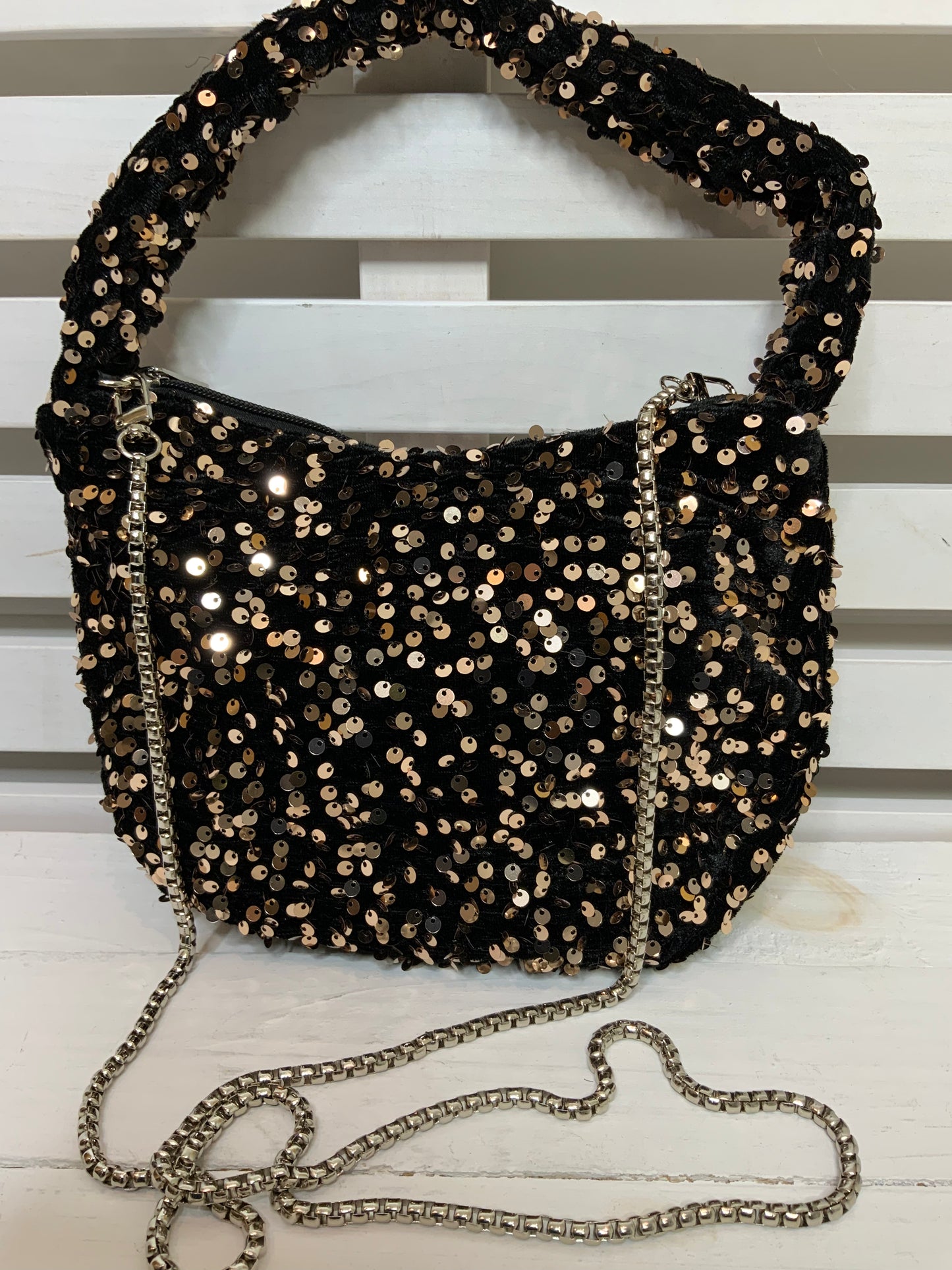 Viva Sequin Pouch Bag