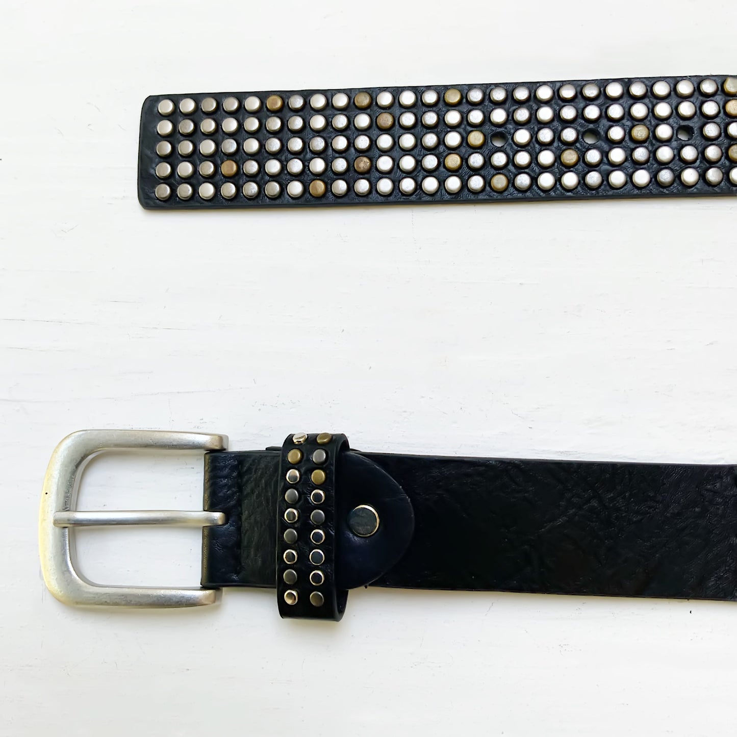 Black Stud Jean Belt