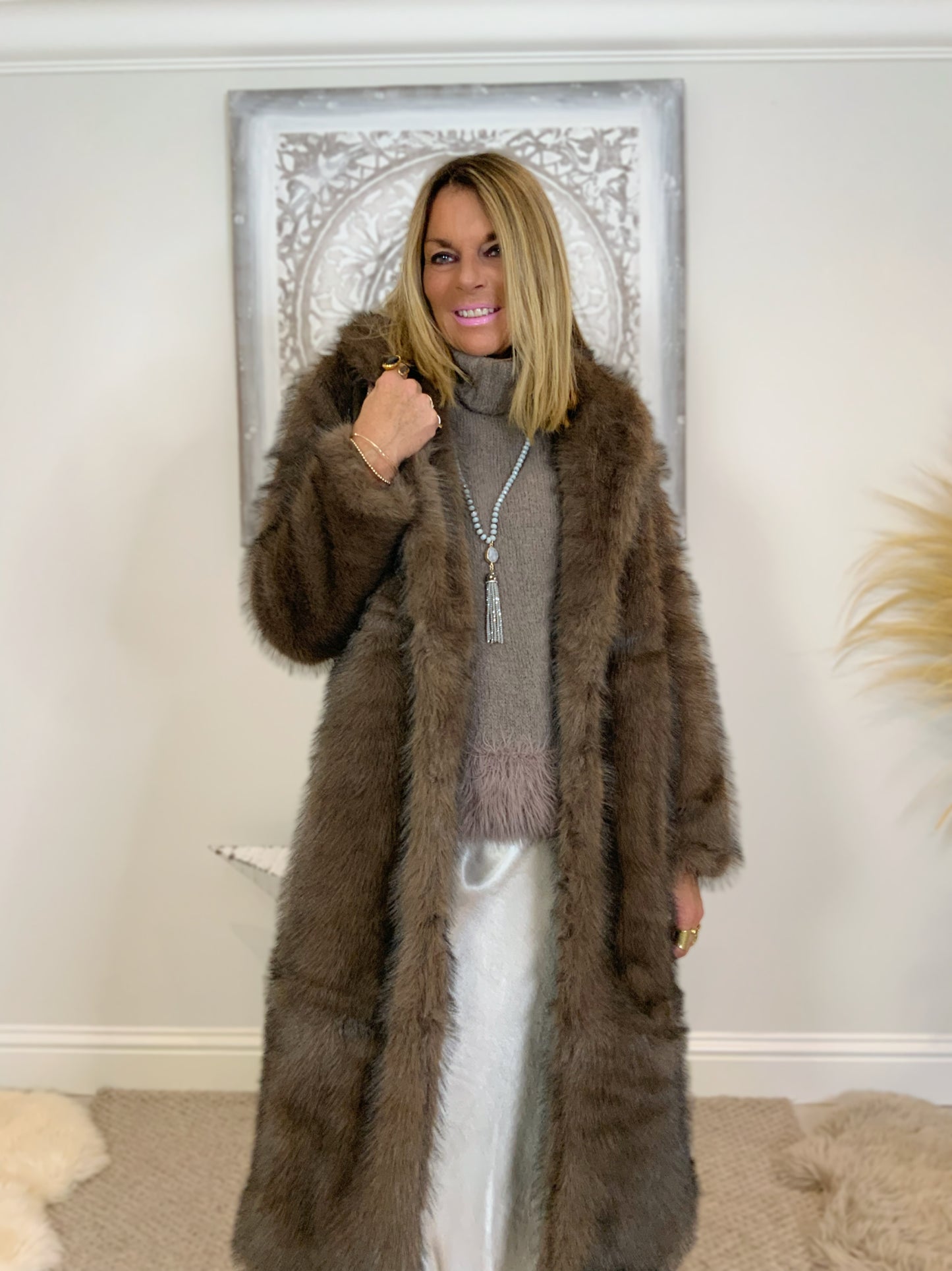 Fallon Faux Fur Coat