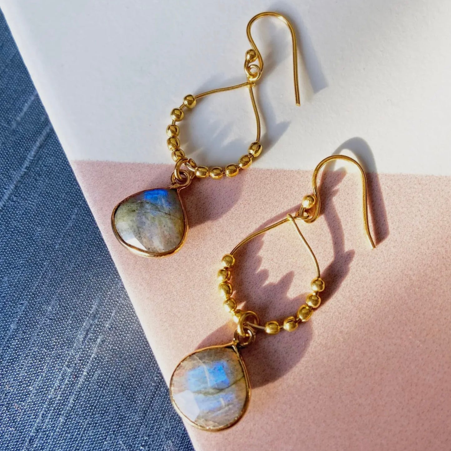 Ashiana Bay Reef Labradorite Earrings