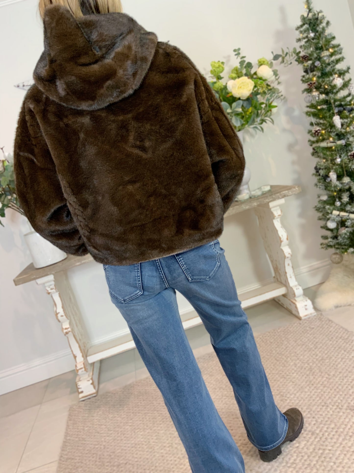 Finley Faux Fur Hooded Jacket