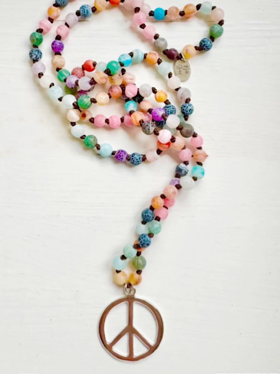 Peace Rainbow Necklace