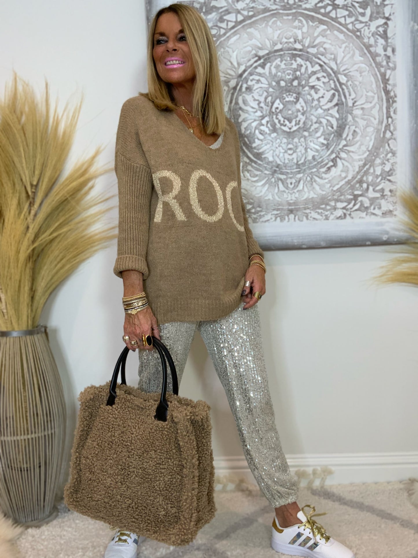 Metallic Rock Jumper
