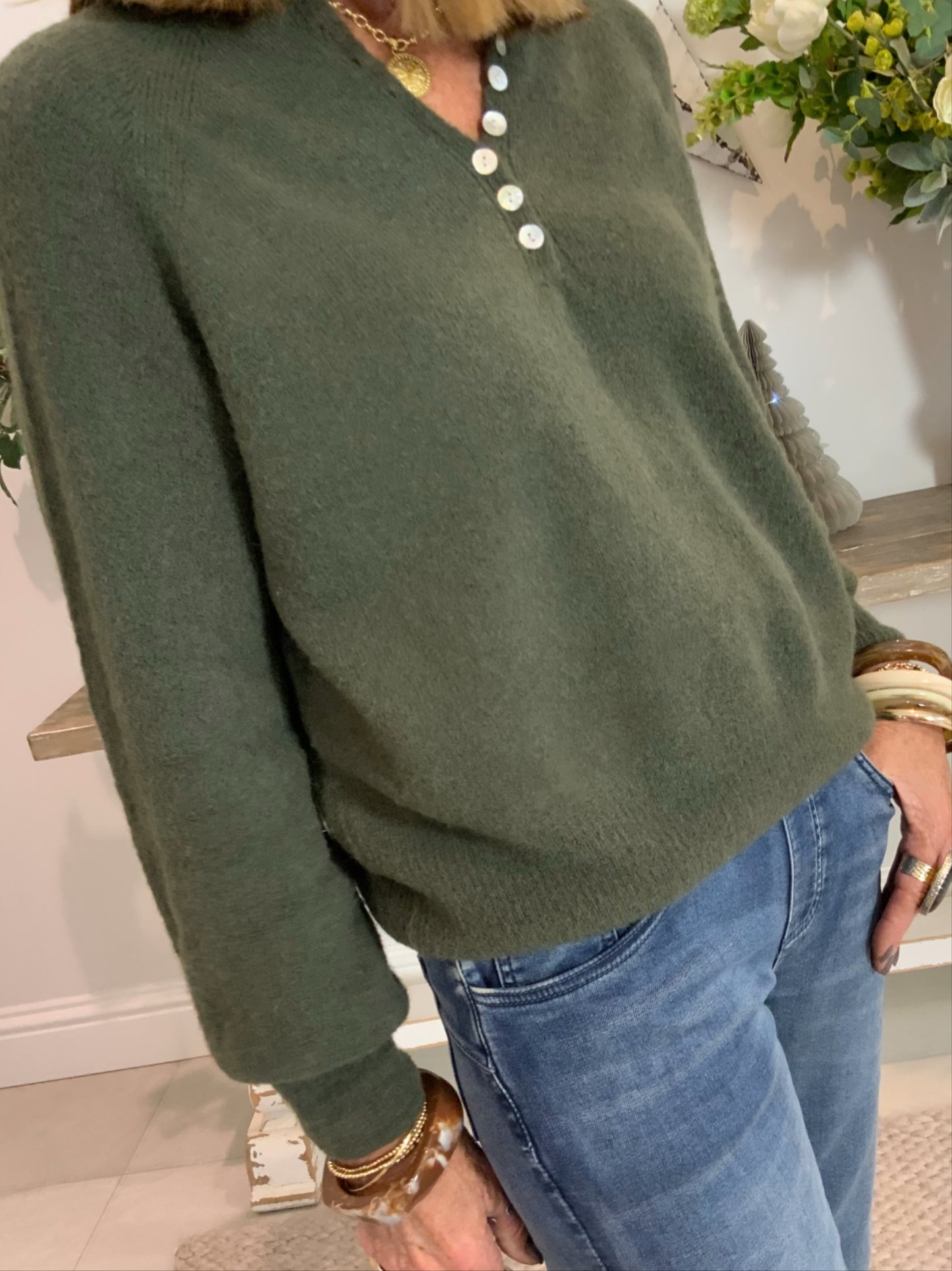 Tilly Button Alpaca Jumper