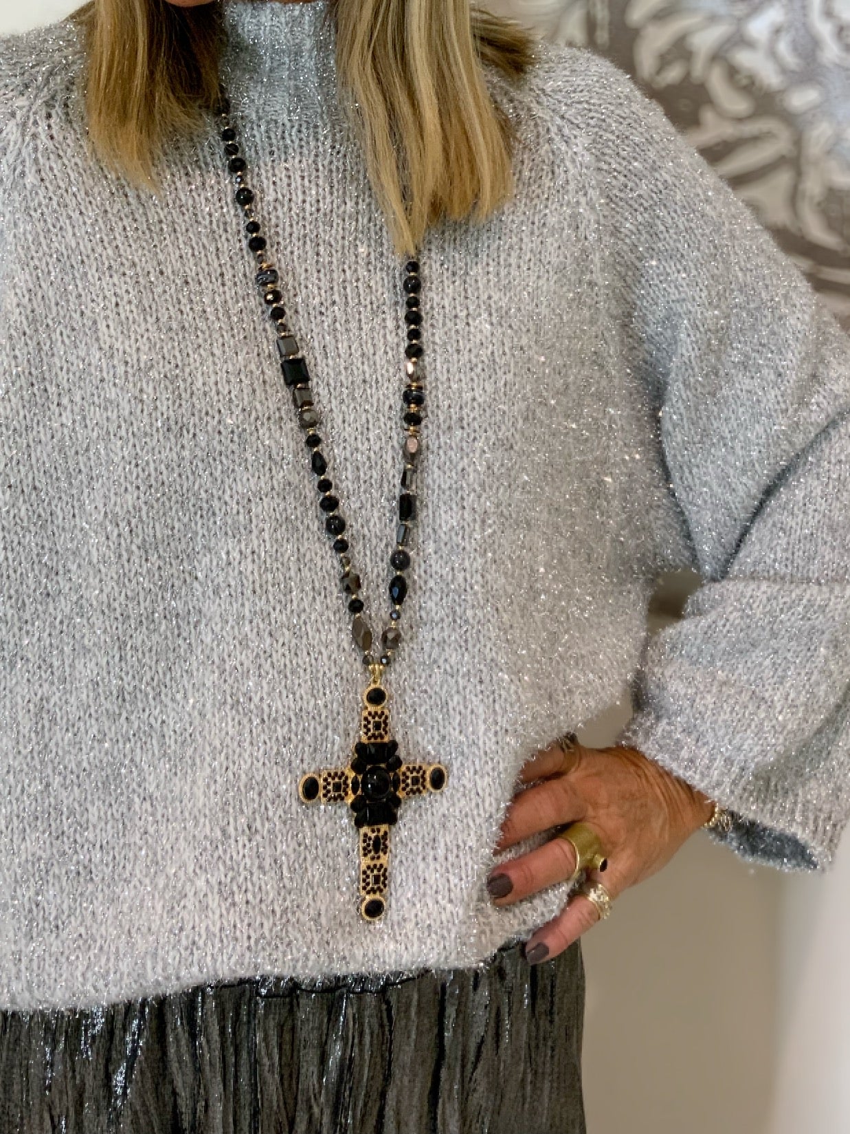 Lucinda Lurex Shimmer Jumper