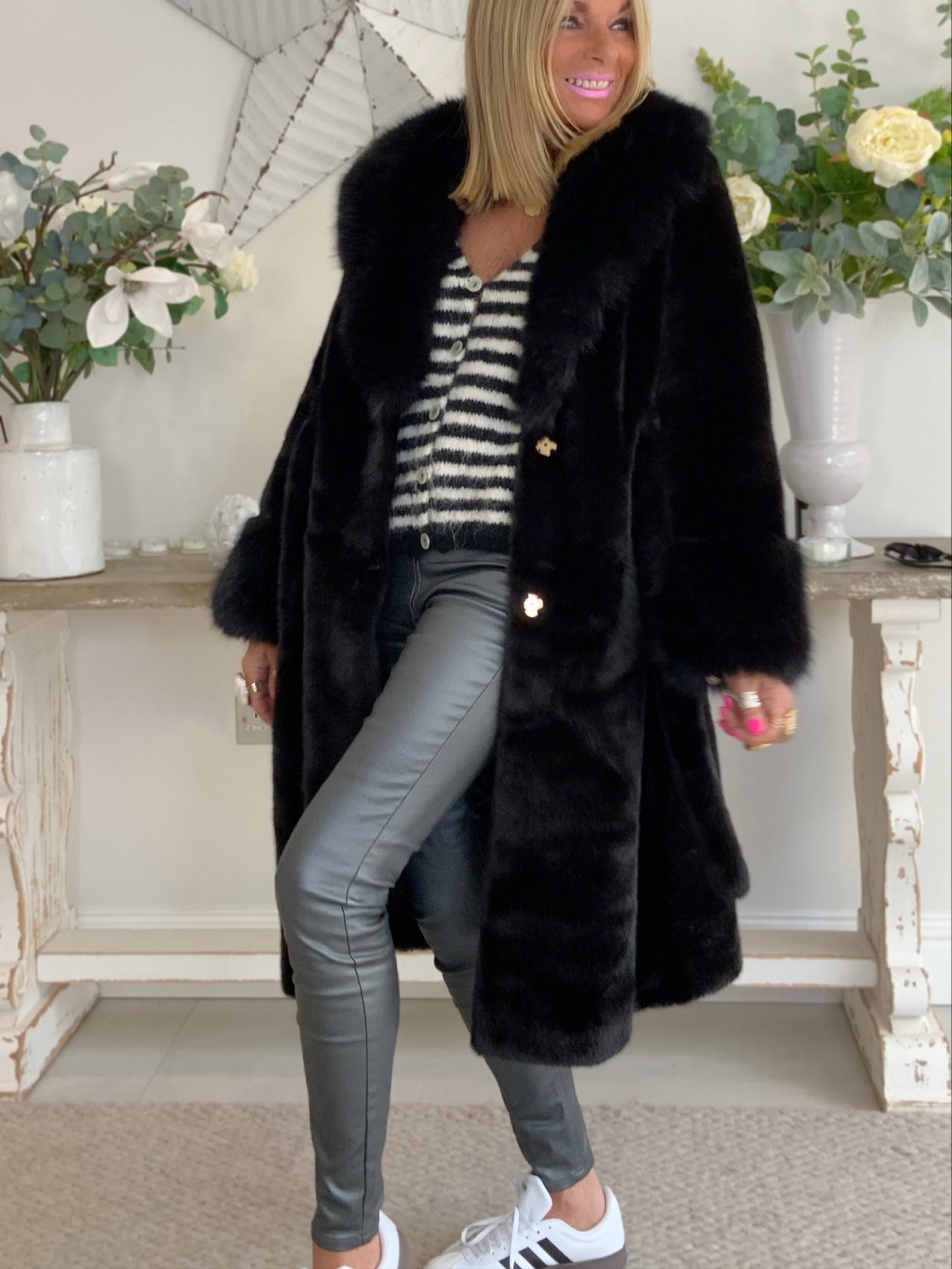 Faux Fur Luxury Coat