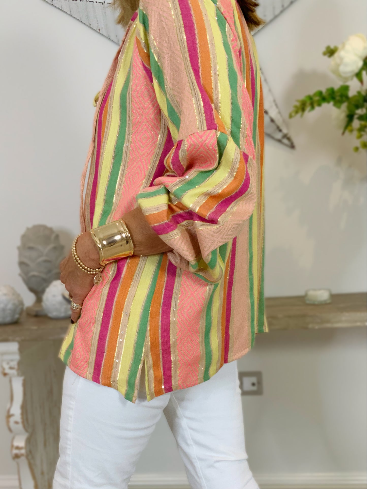 Siya Multi-Colour Tunic Top