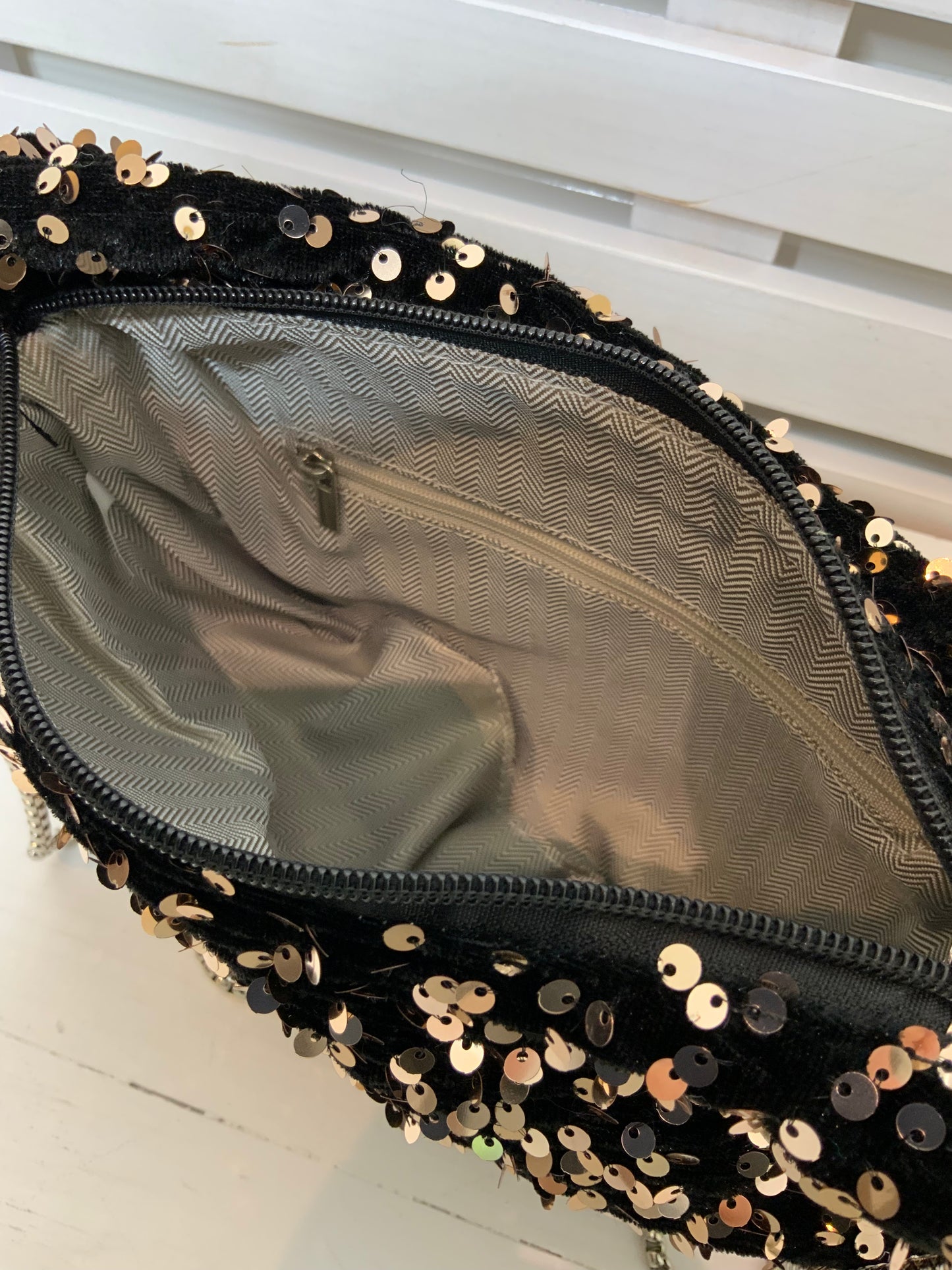 Viva Sequin Pouch Bag