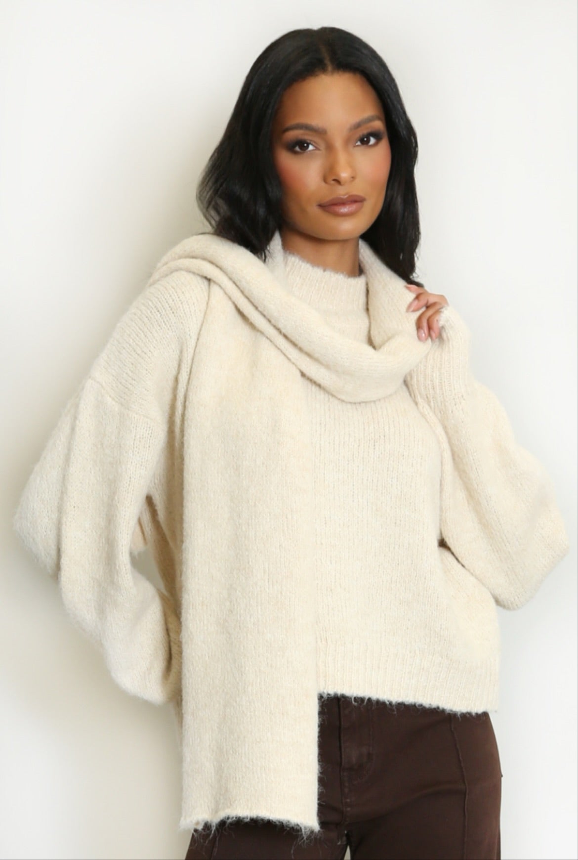 Frankie Jumper with Scarf