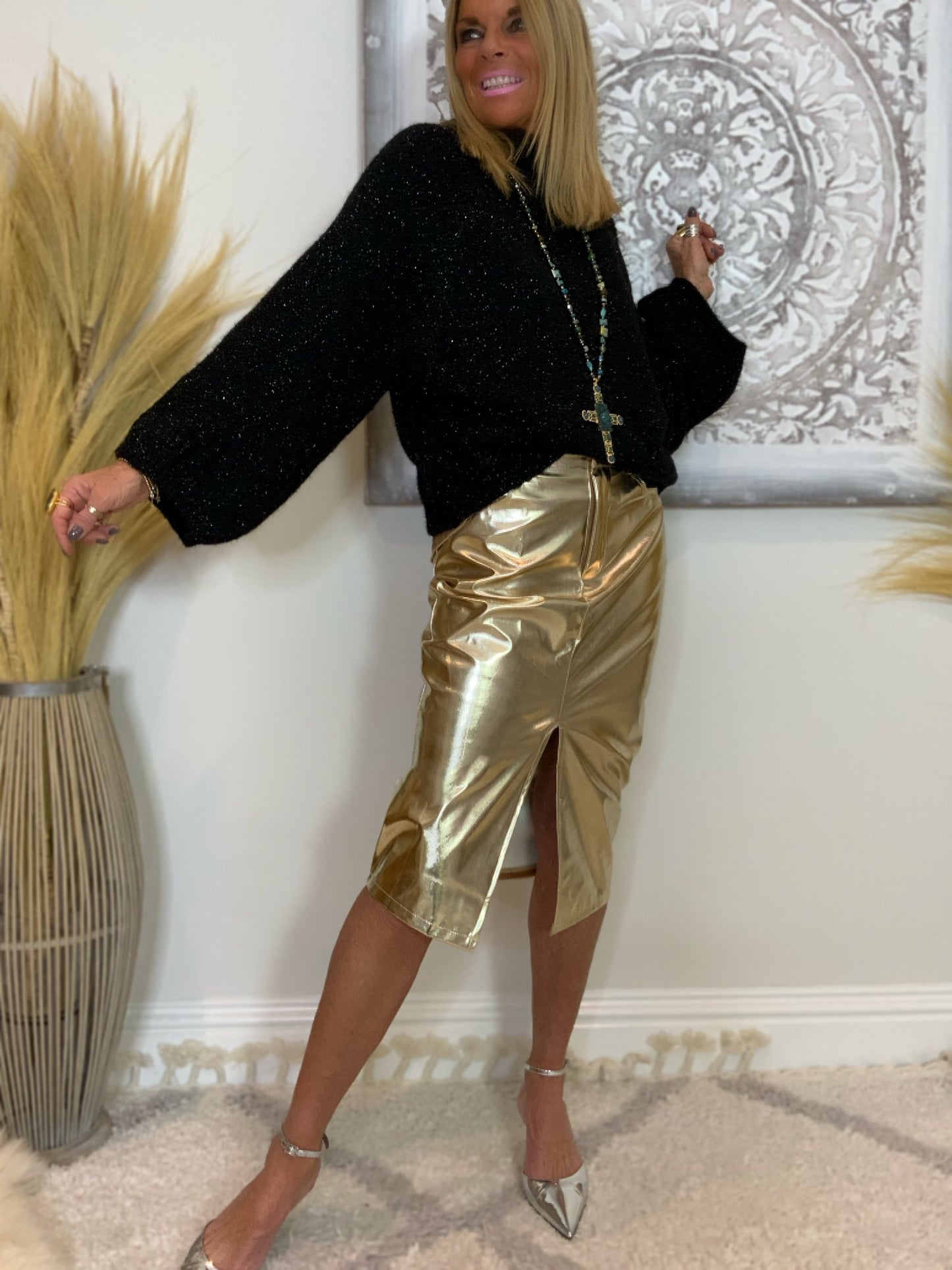 Lucinda Lurex Shimmer Jumper