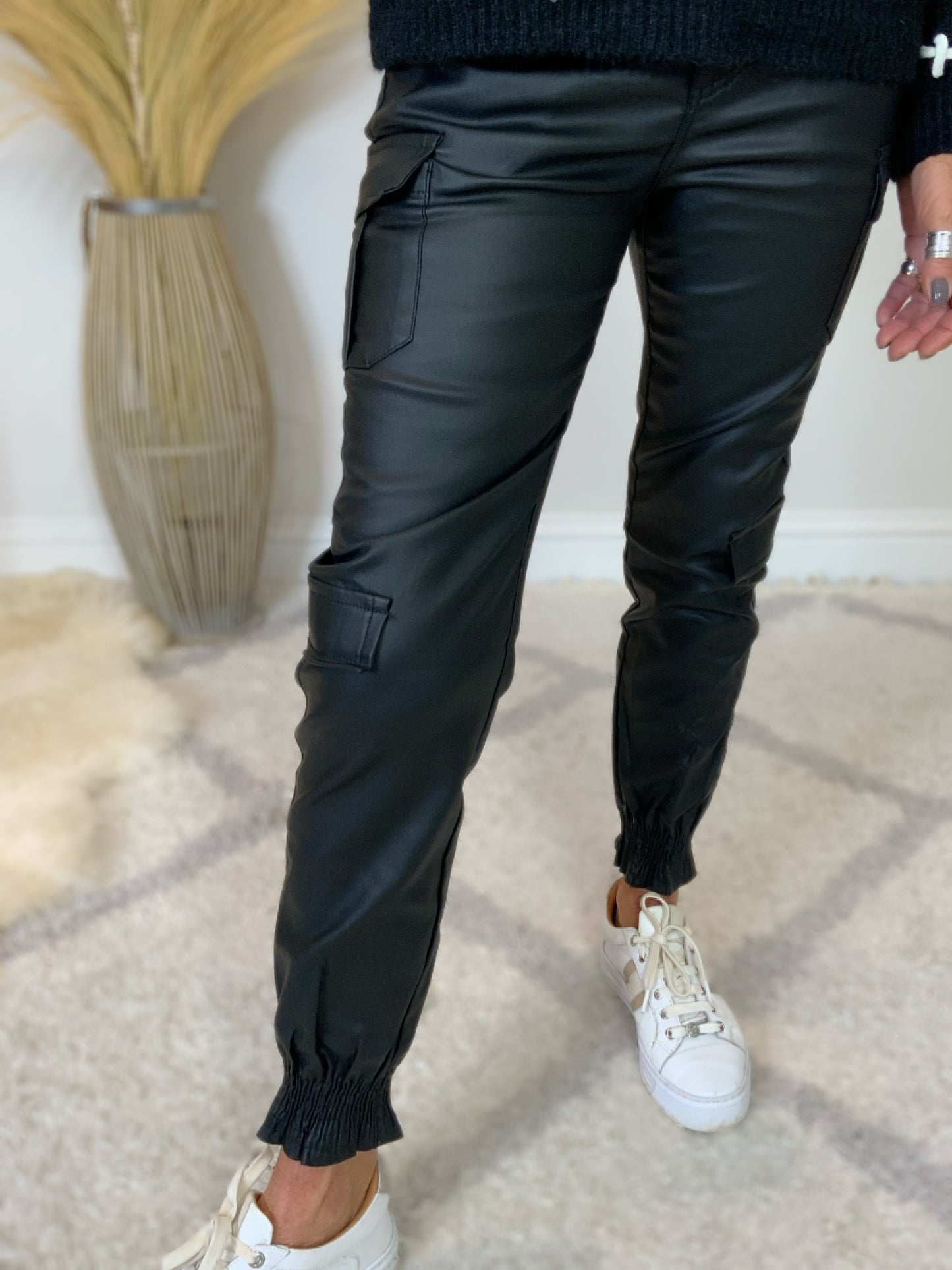 Black Combat Joggers