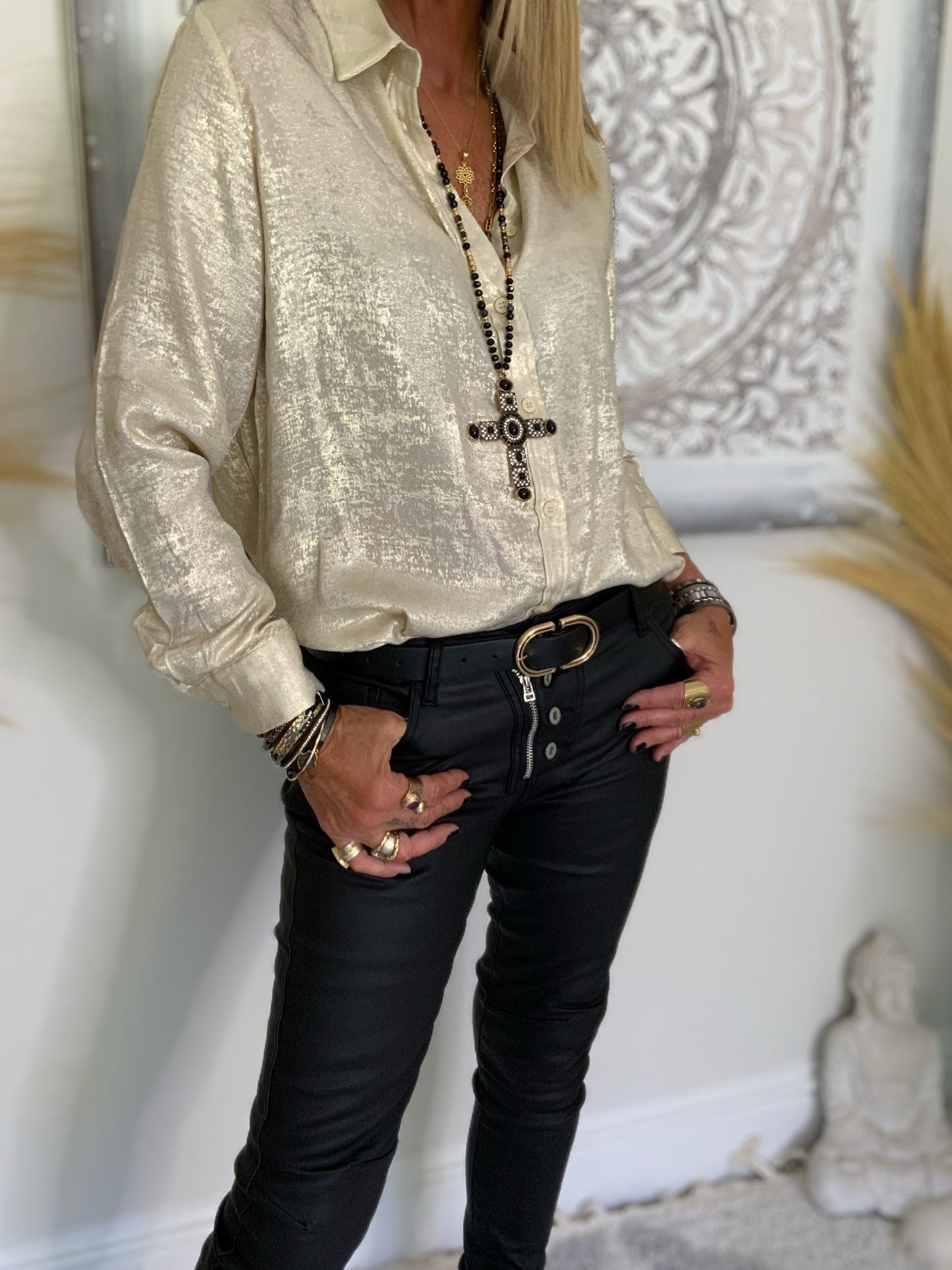 Metallic Gold Shirt
