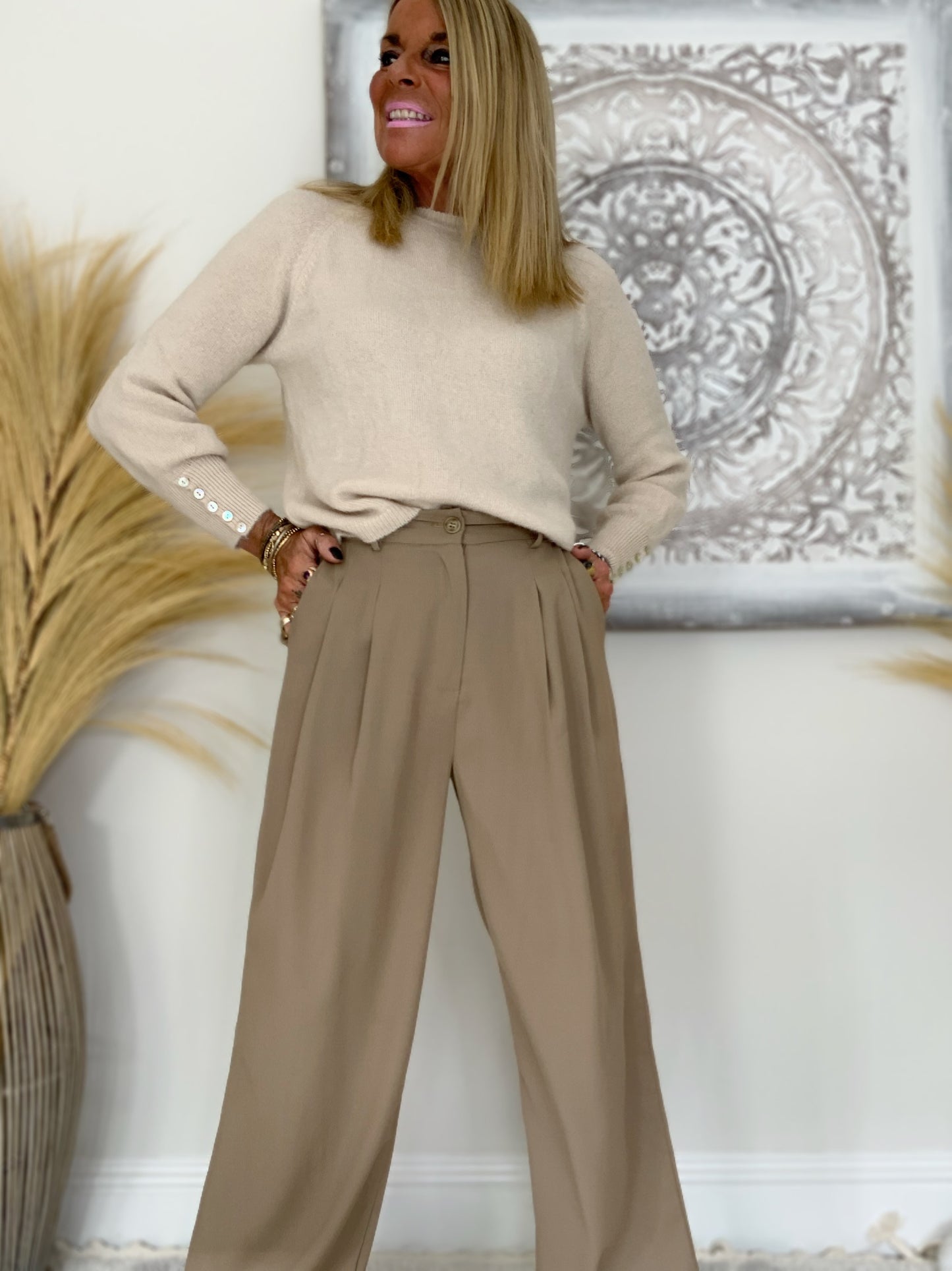 Classic Wide Leg Trouser