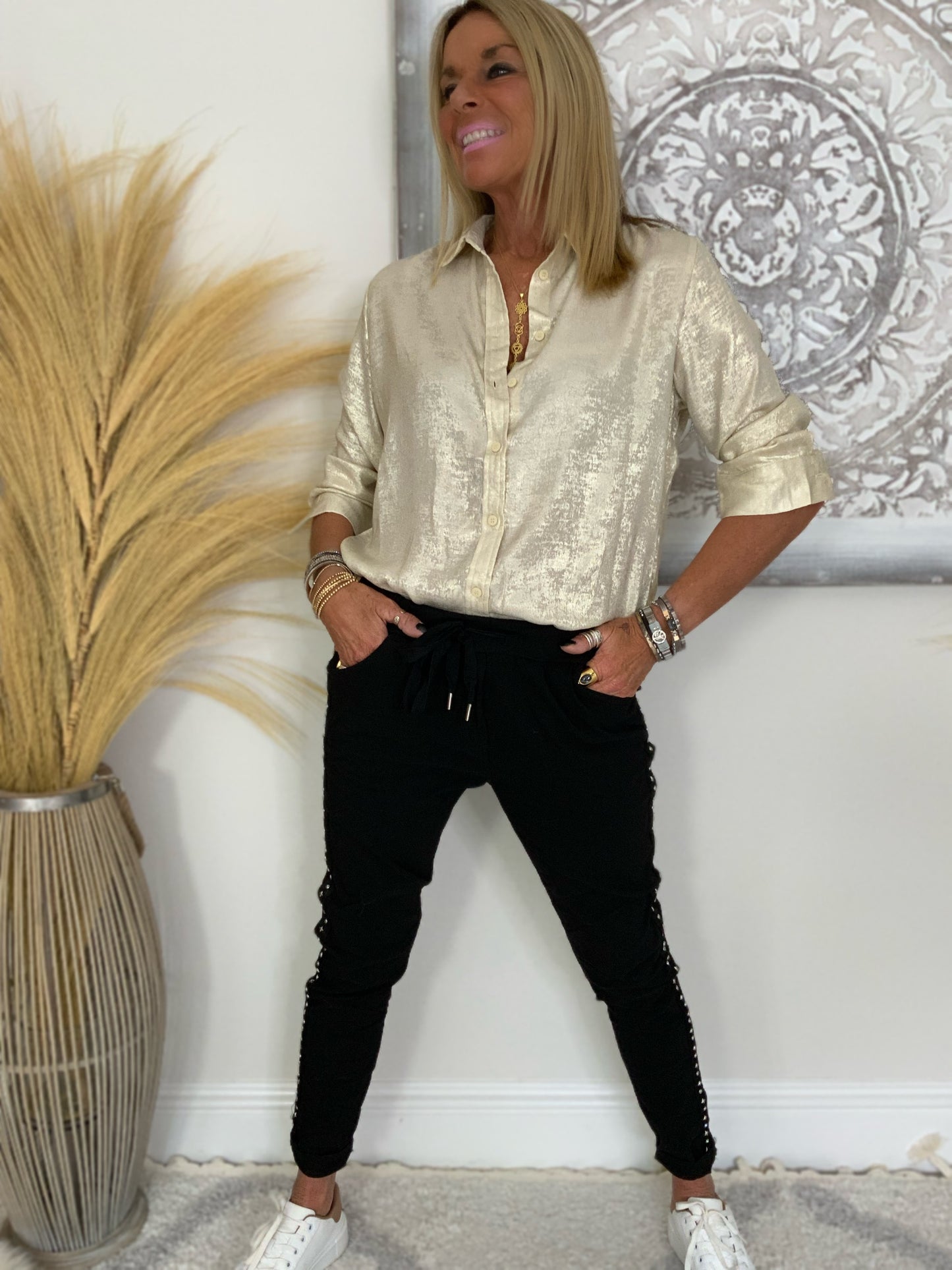 Metallic Gold Shirt