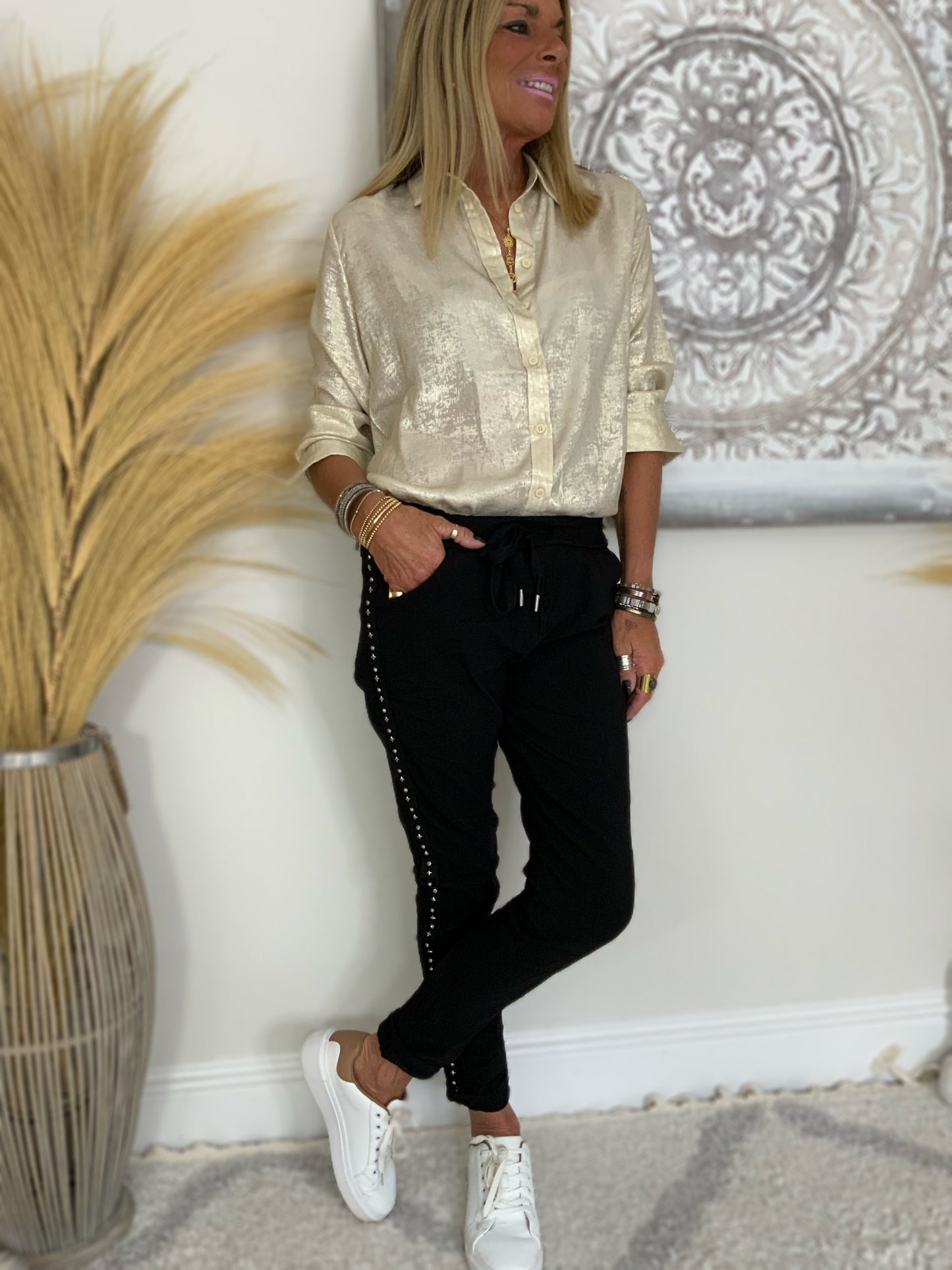 Metallic Gold Shirt