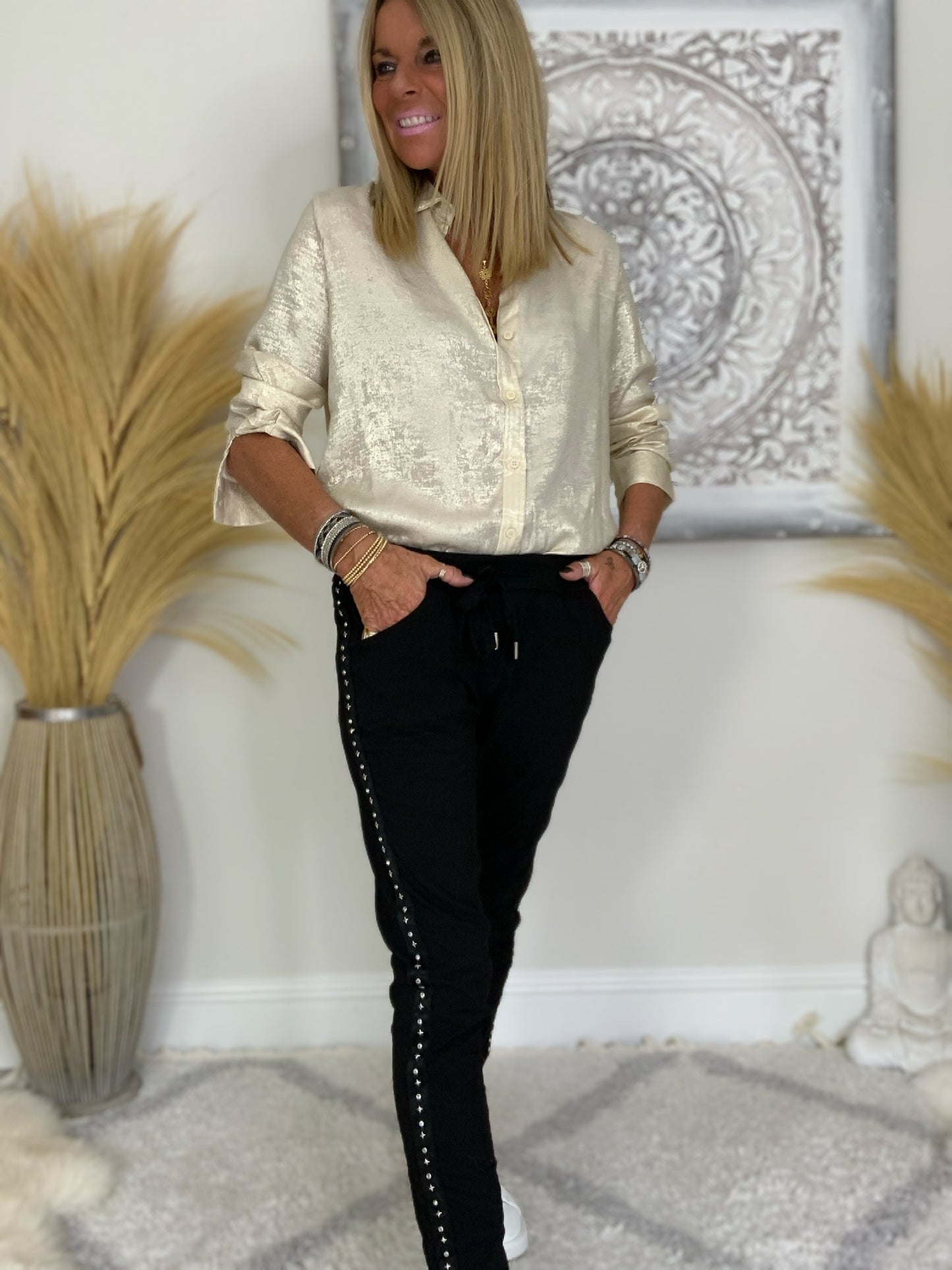 Metallic Gold Shirt
