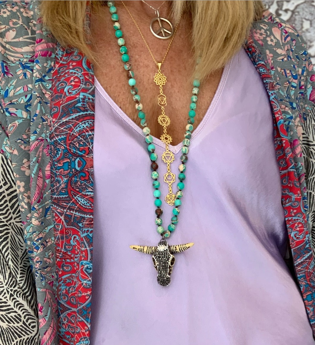 Buffalo Crystal Necklace