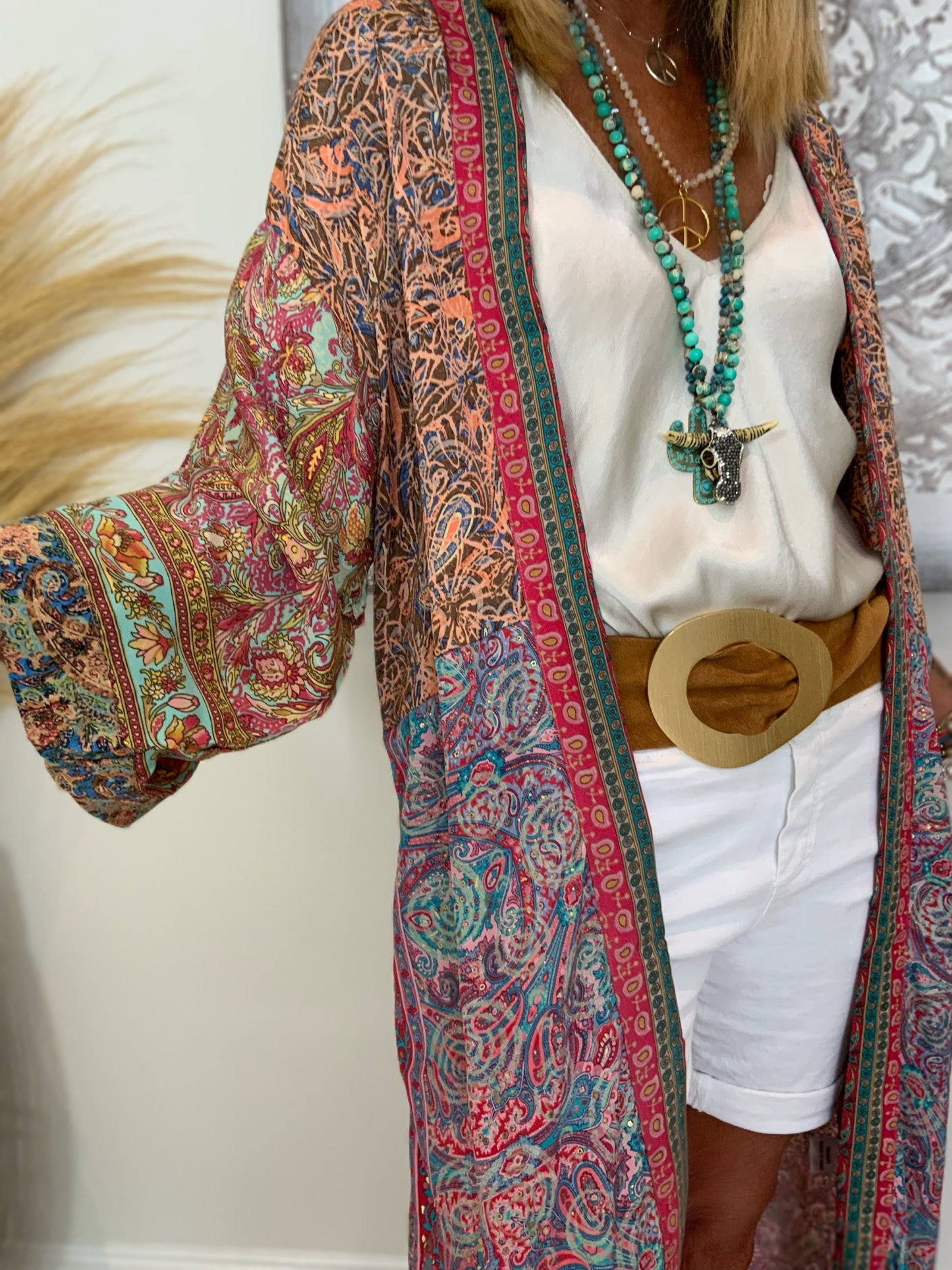 Dimitra Silky Kimono