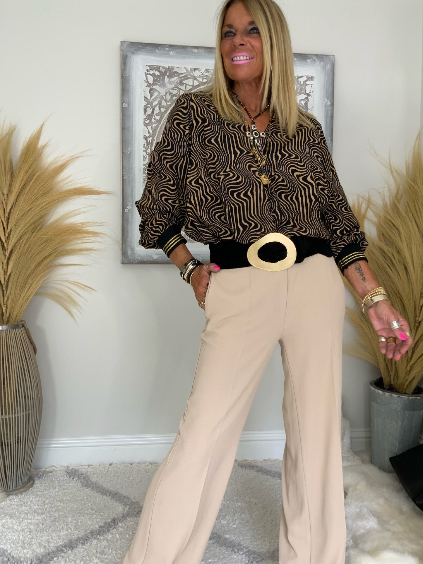 Zita Print Top