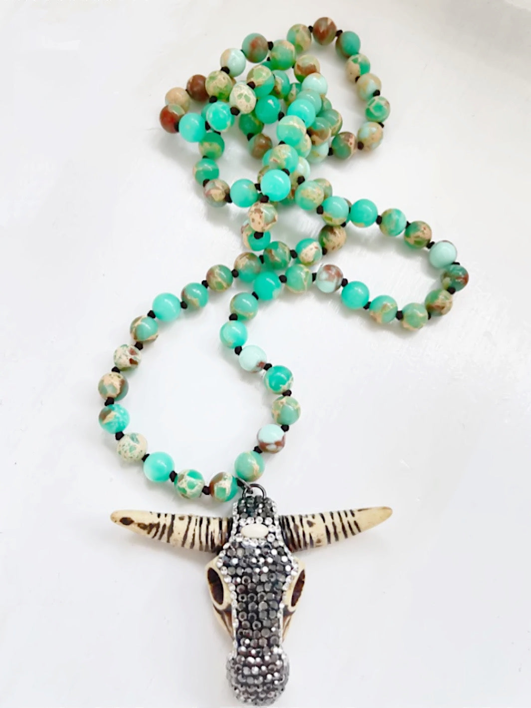 Buffalo Crystal Necklace