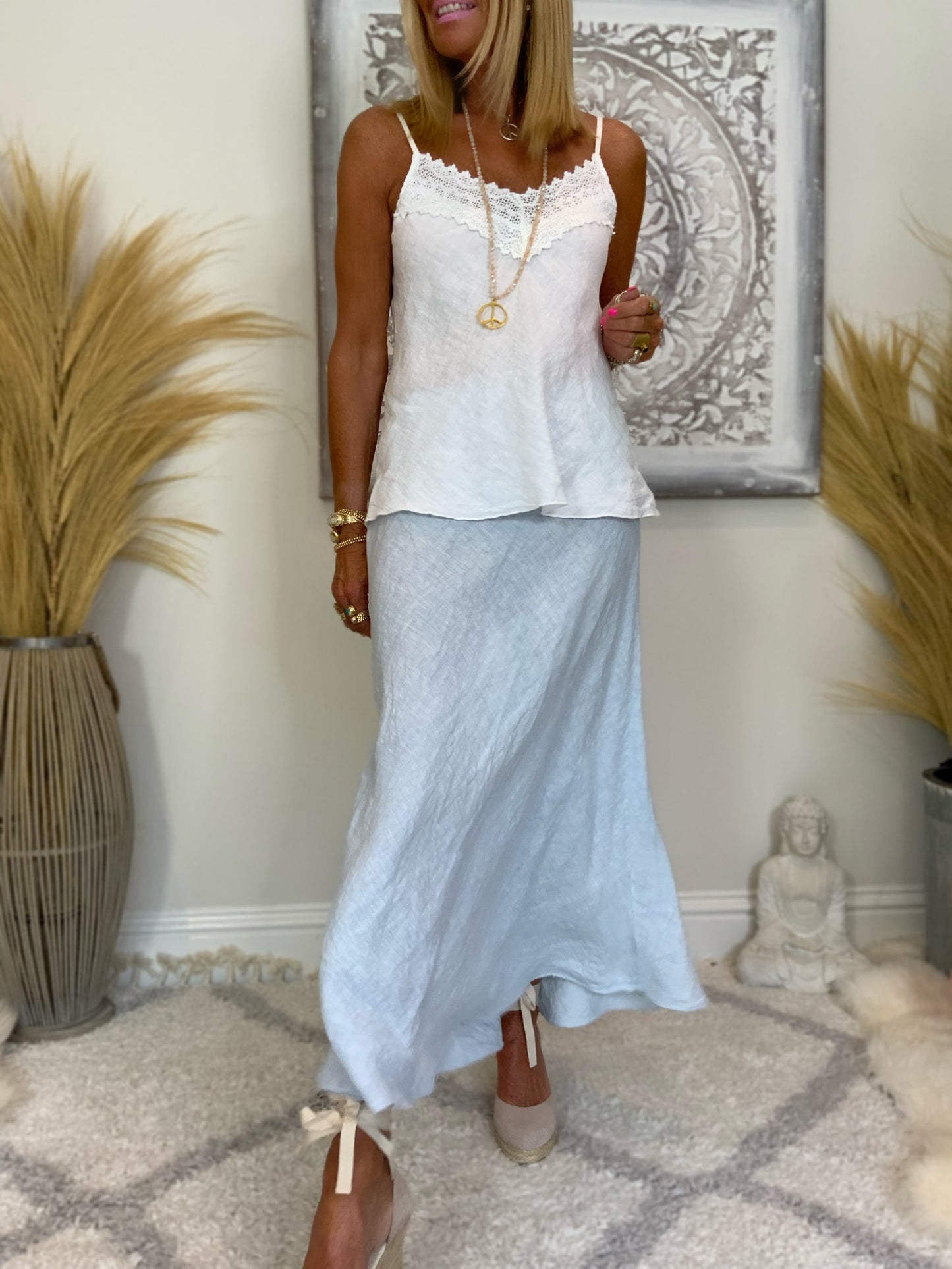 Linen Maxi Skirt