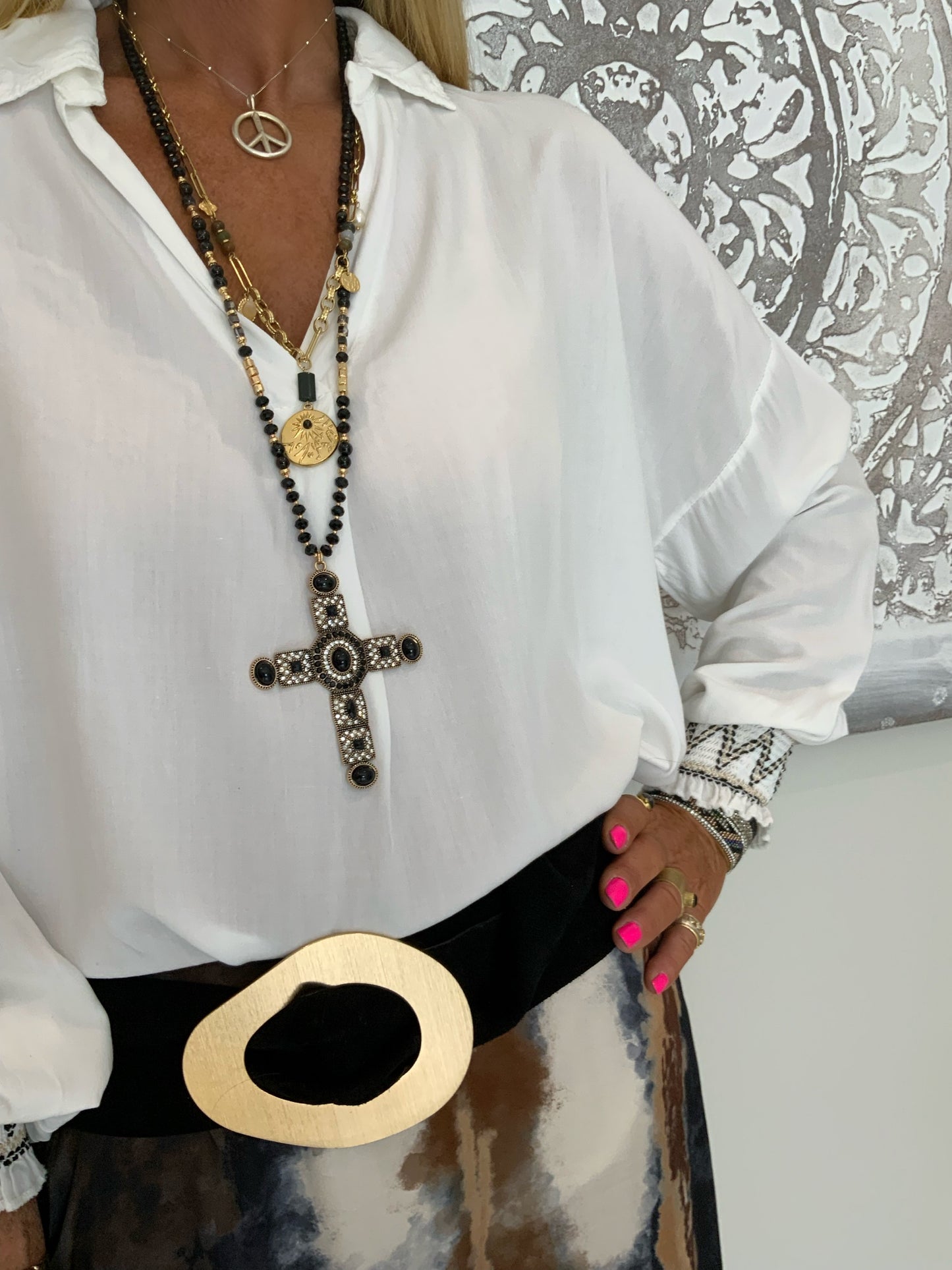 Sila Shirred Cuff Top