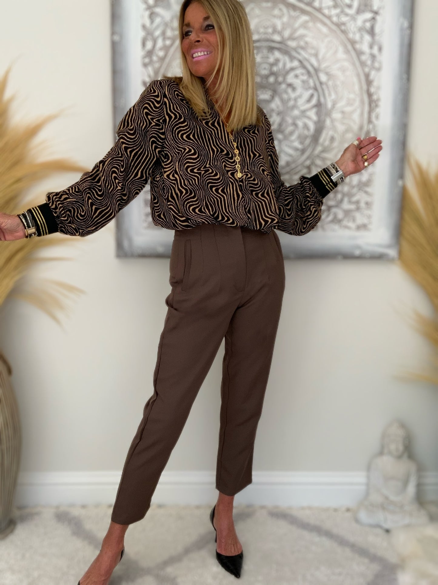 Zita Print Top