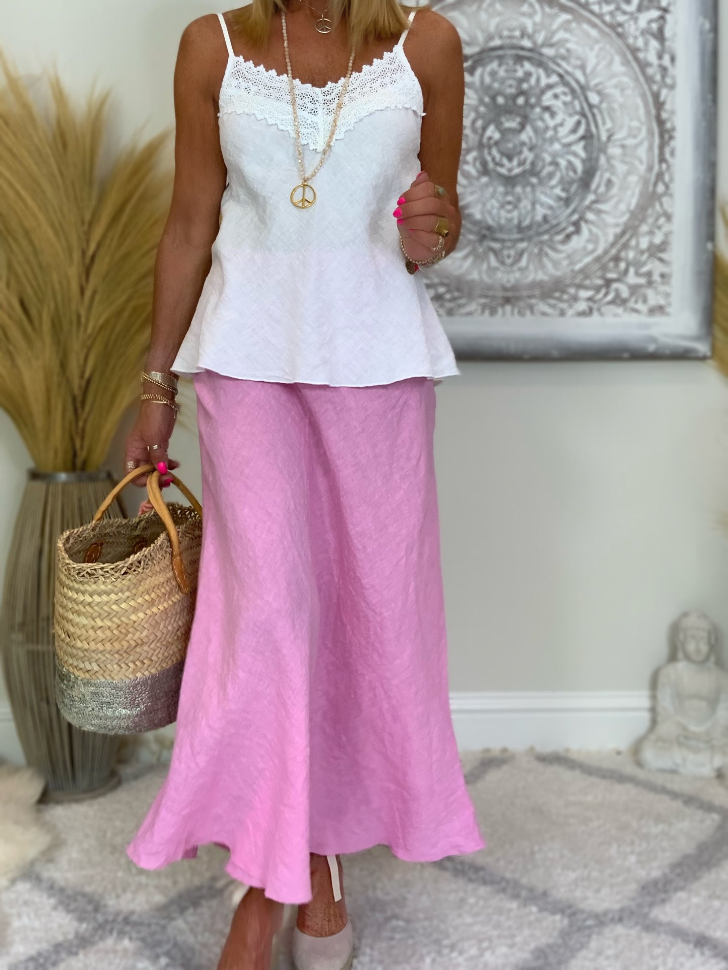Lacey Linen Camisole