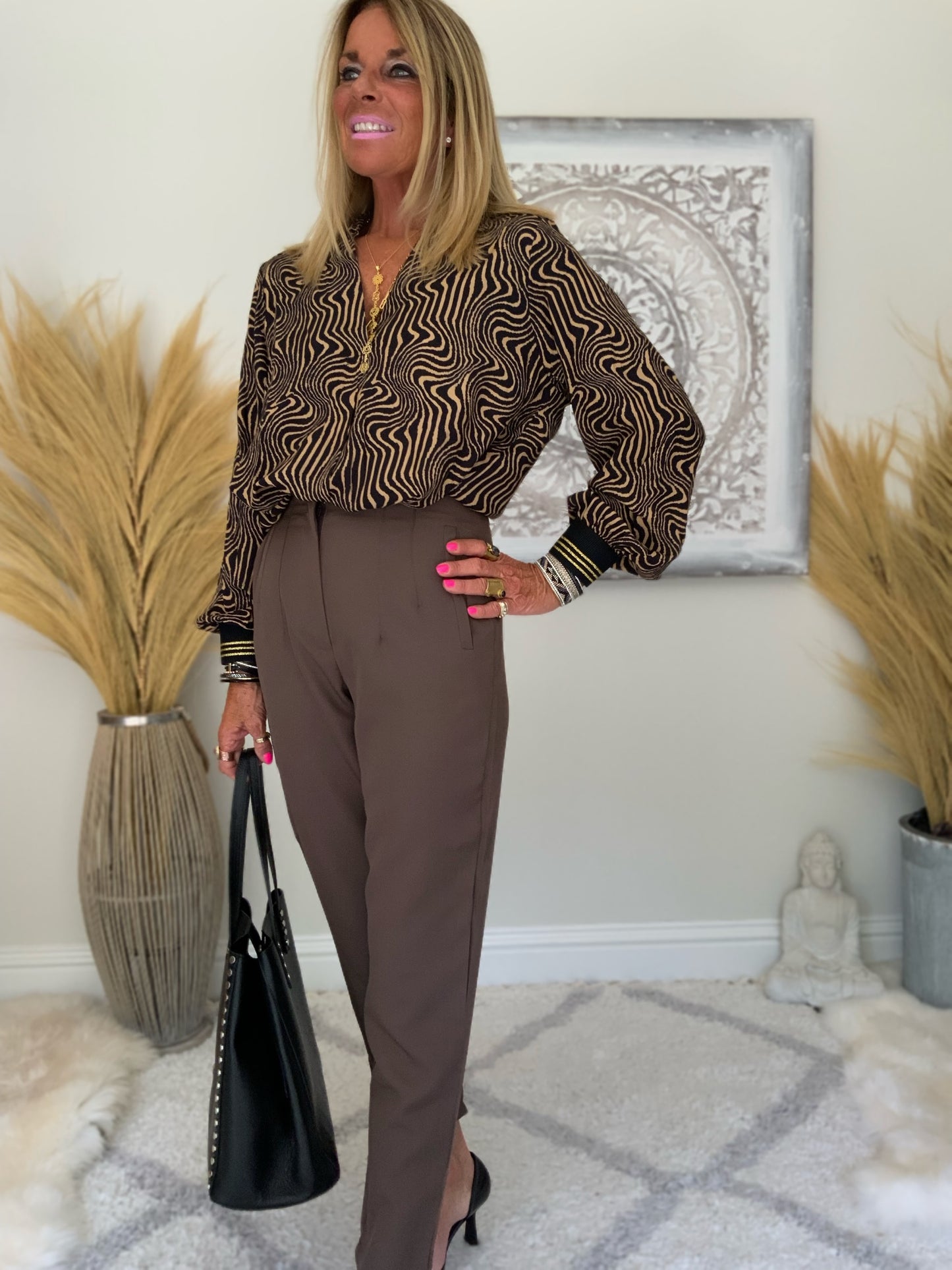 Zita Print Top