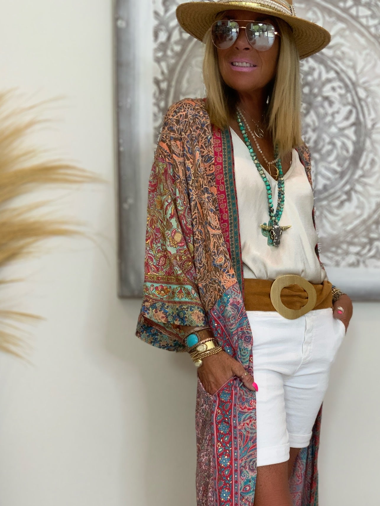 Dimitra Silky Kimono
