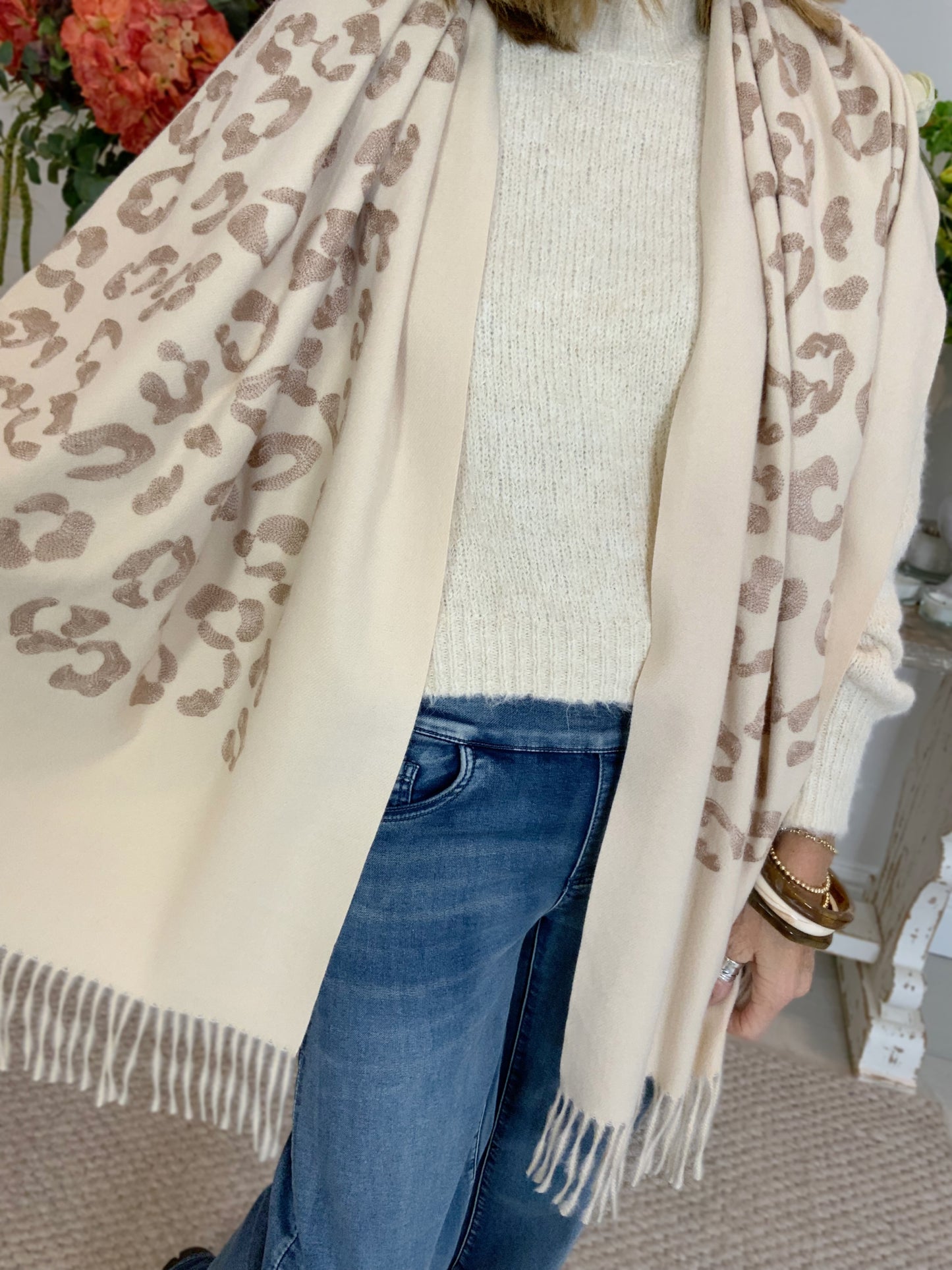 Leopard Print Scarf