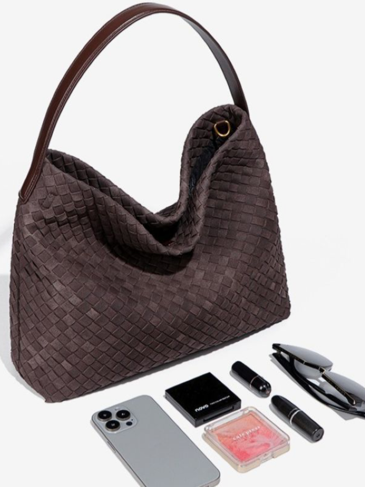 Woven Slouchy Shoulder Bag