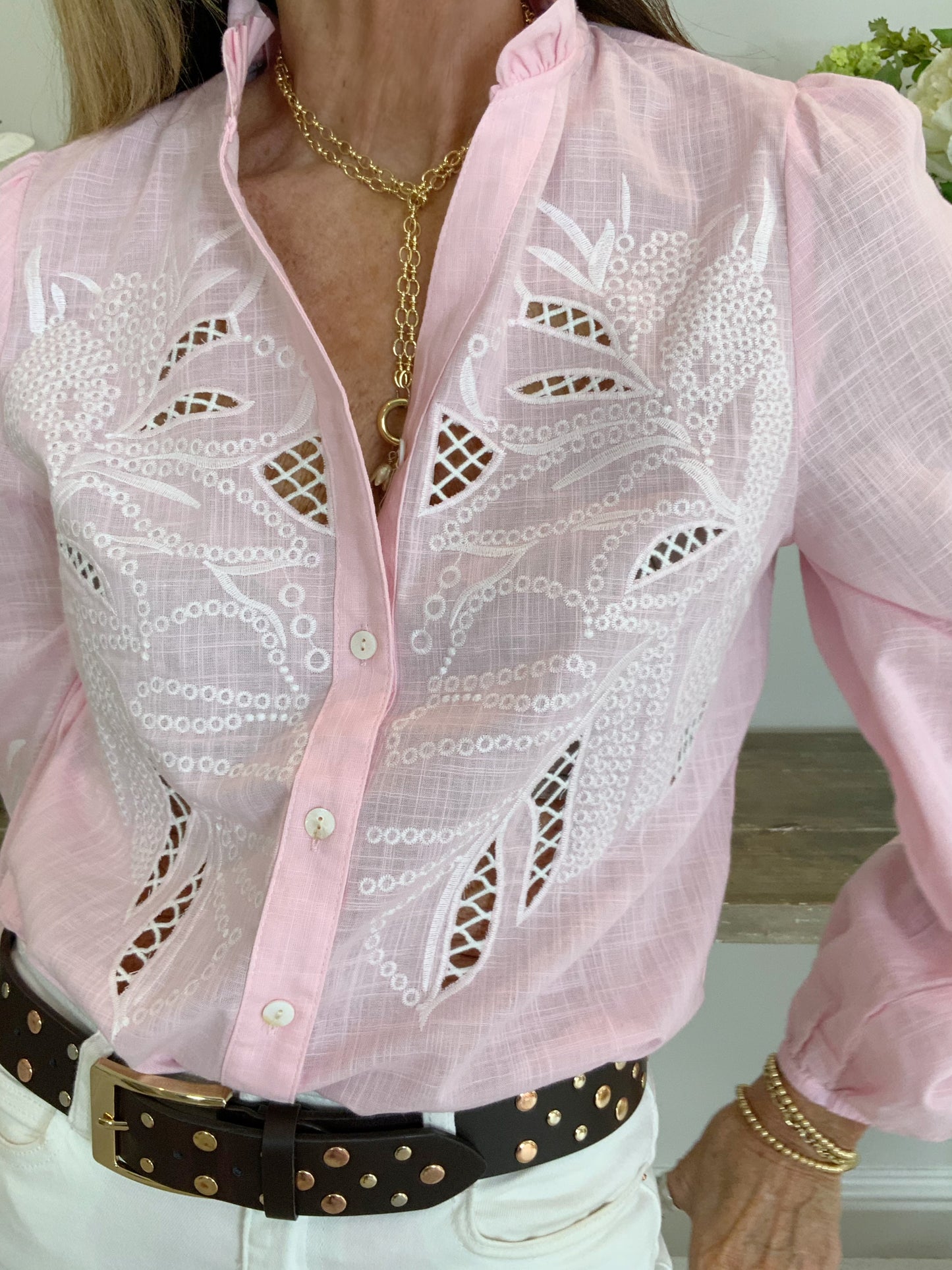 Florence Embroidery Blouse