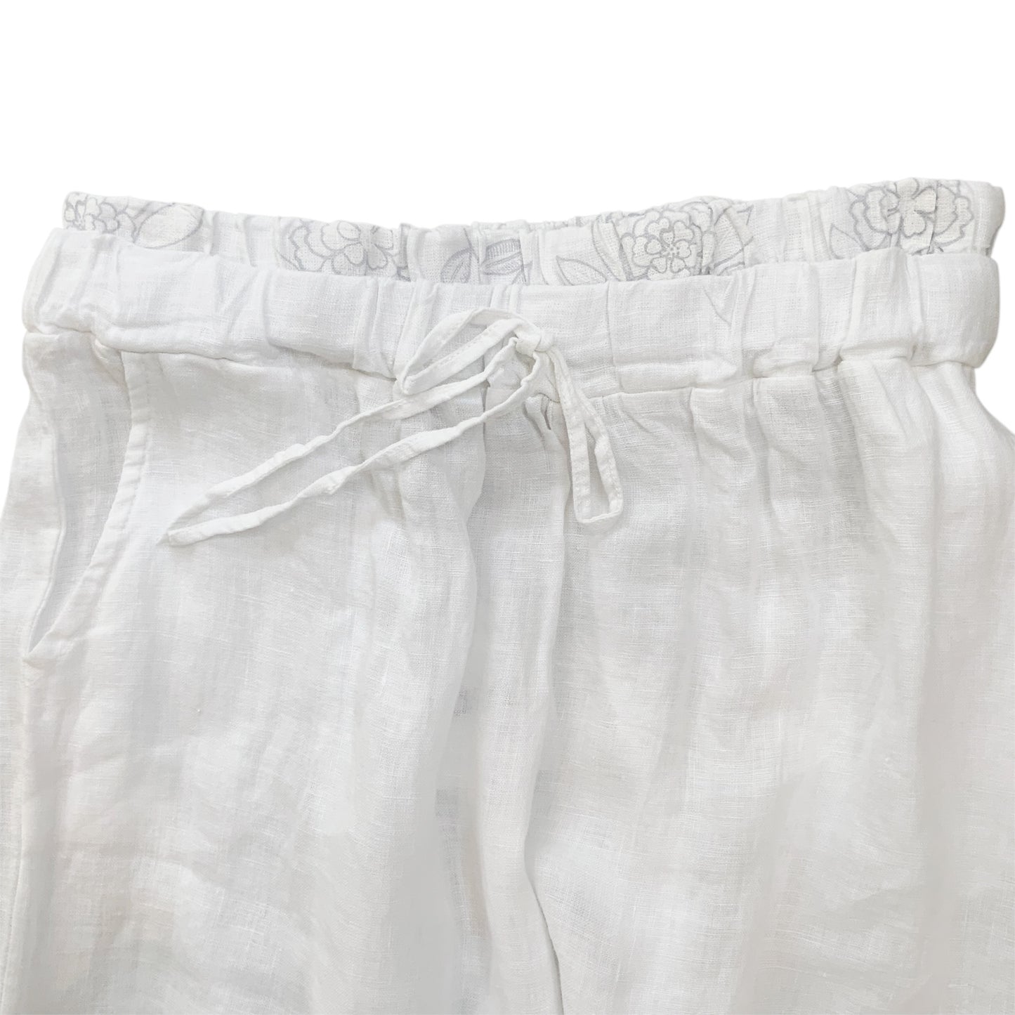 Wide-Leg Linen Trouser