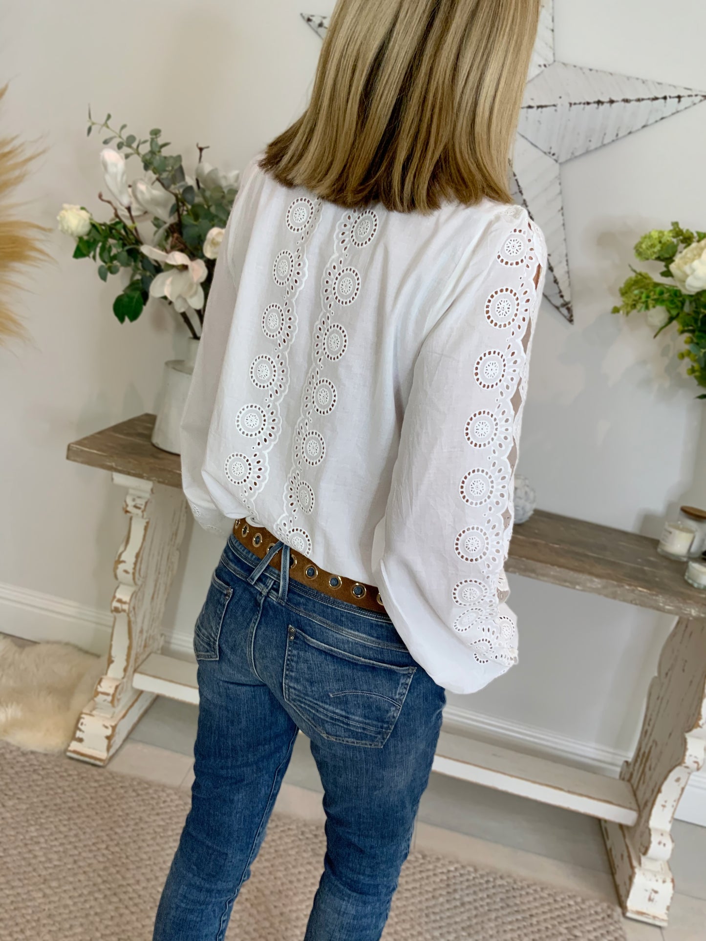 Roma Broidery Blouse