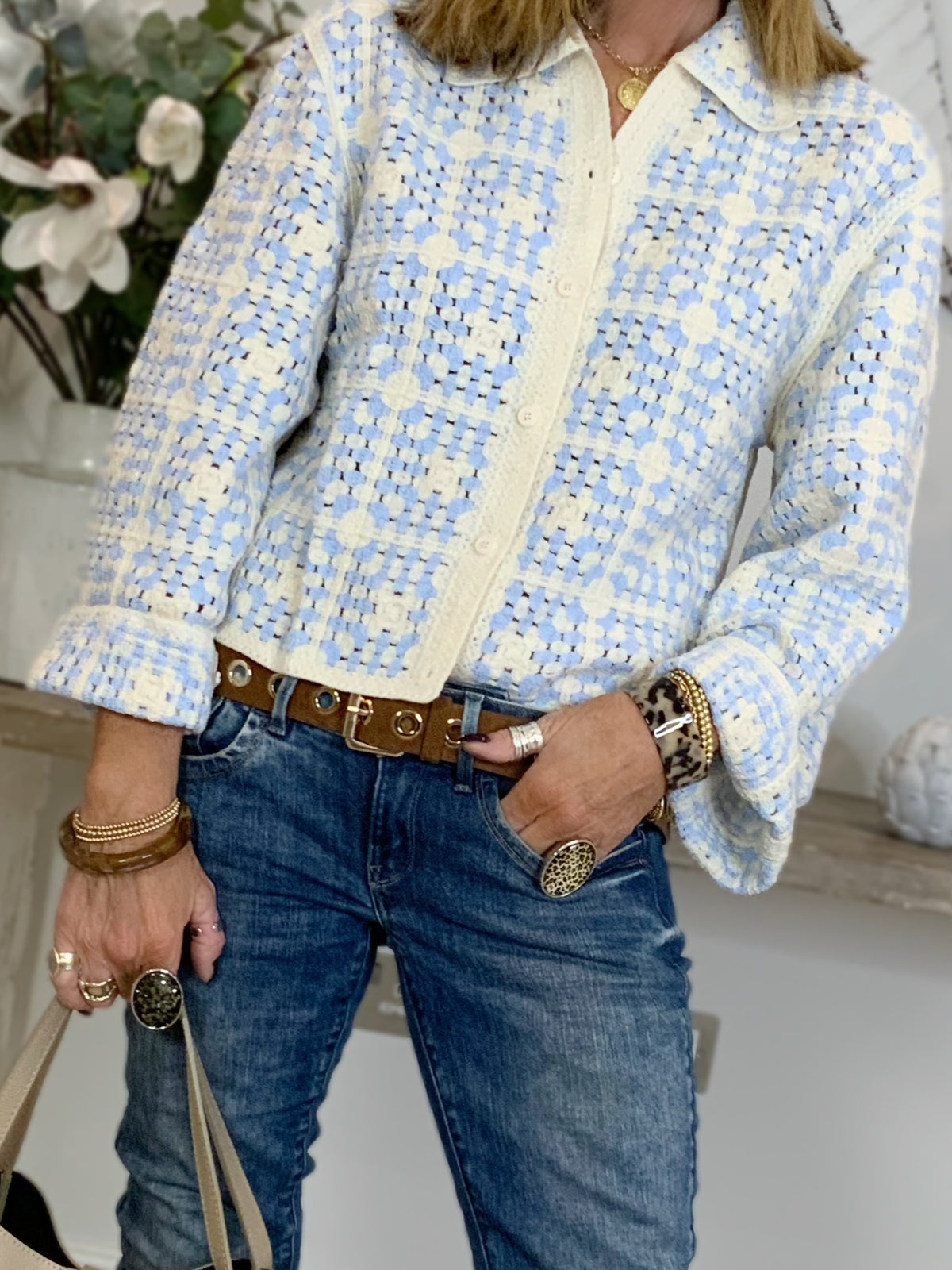Cara Crochet Cardi-Jacket