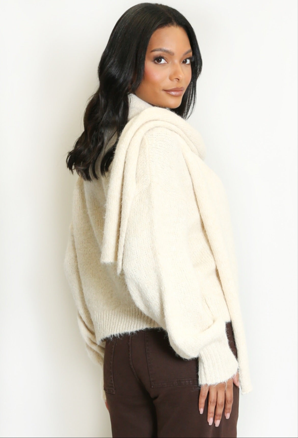 Frankie Jumper with Scarf