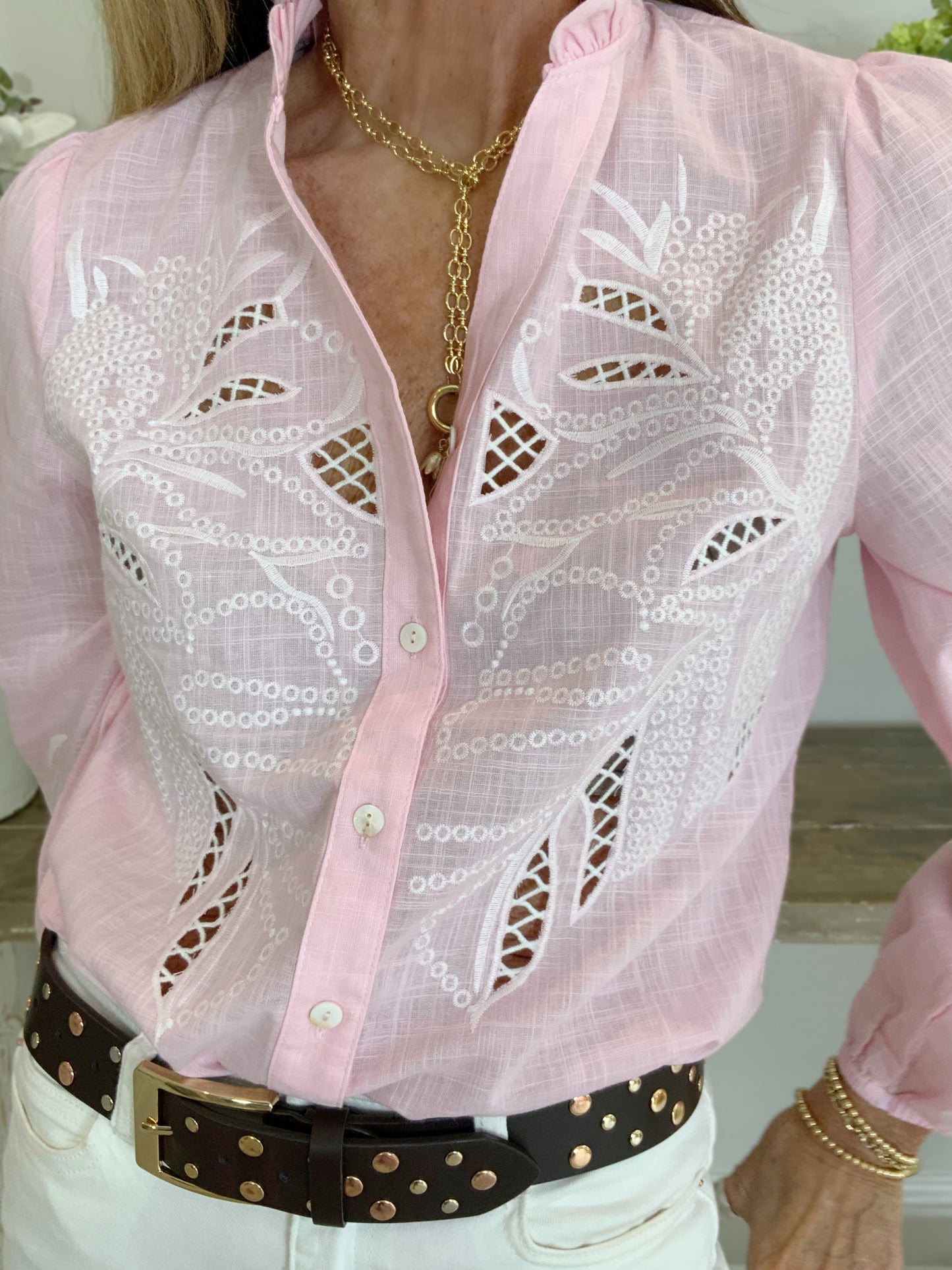 Florence Embroidery Blouse