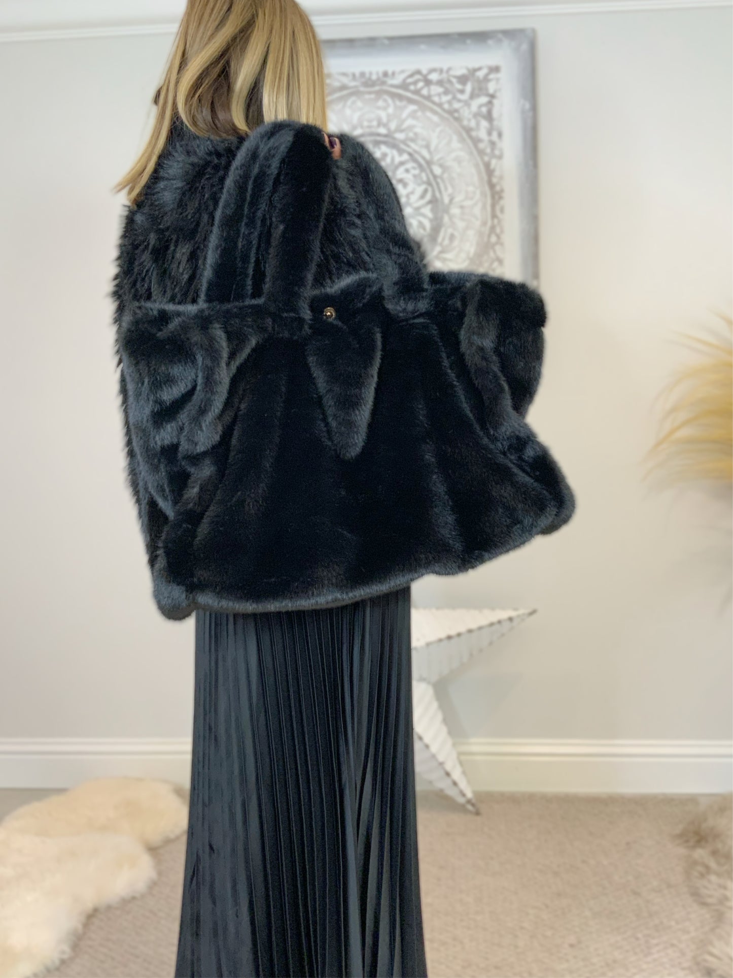 Faux Fur Tote