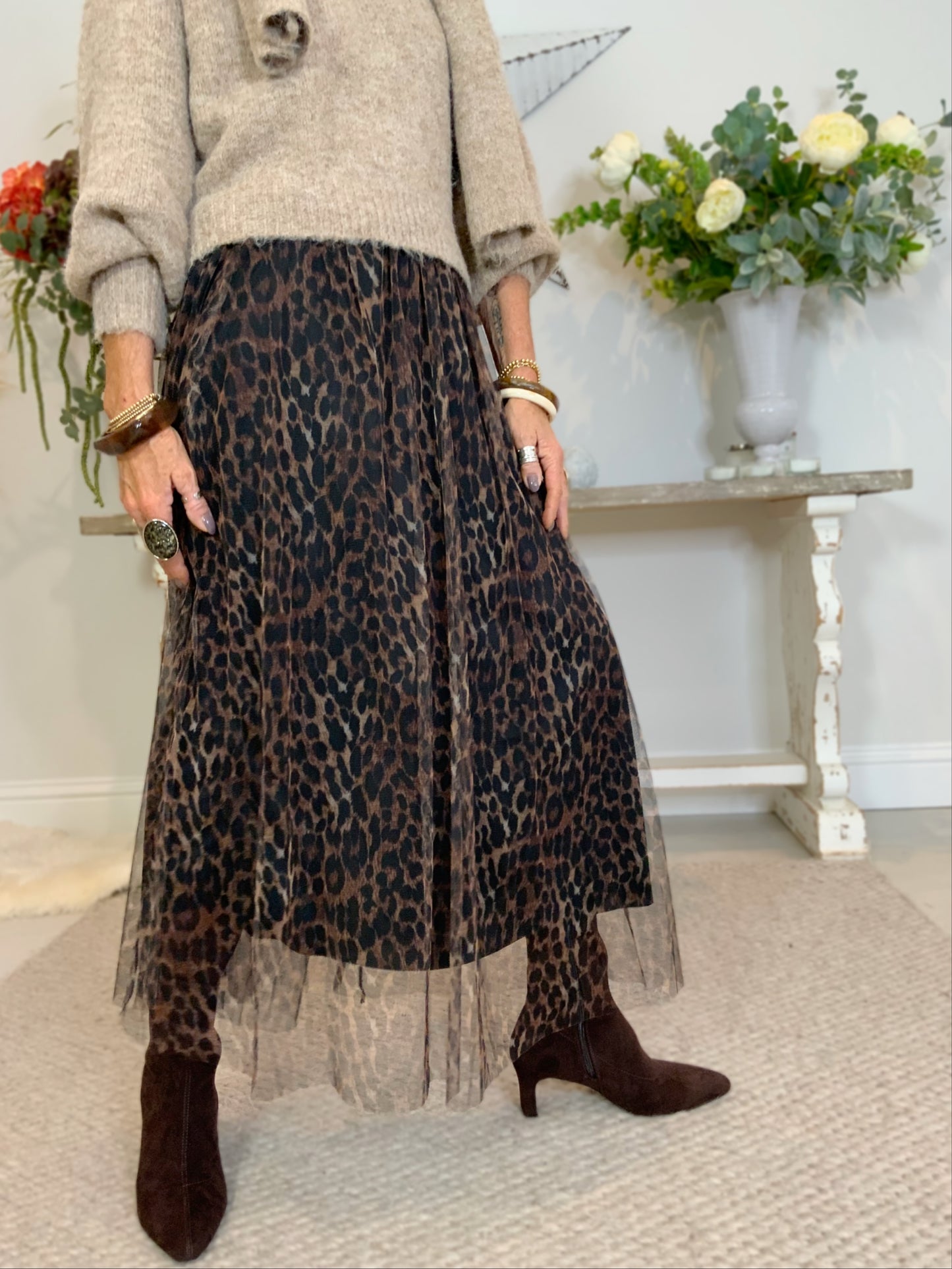 Telulah Tulle Maxi Skirt