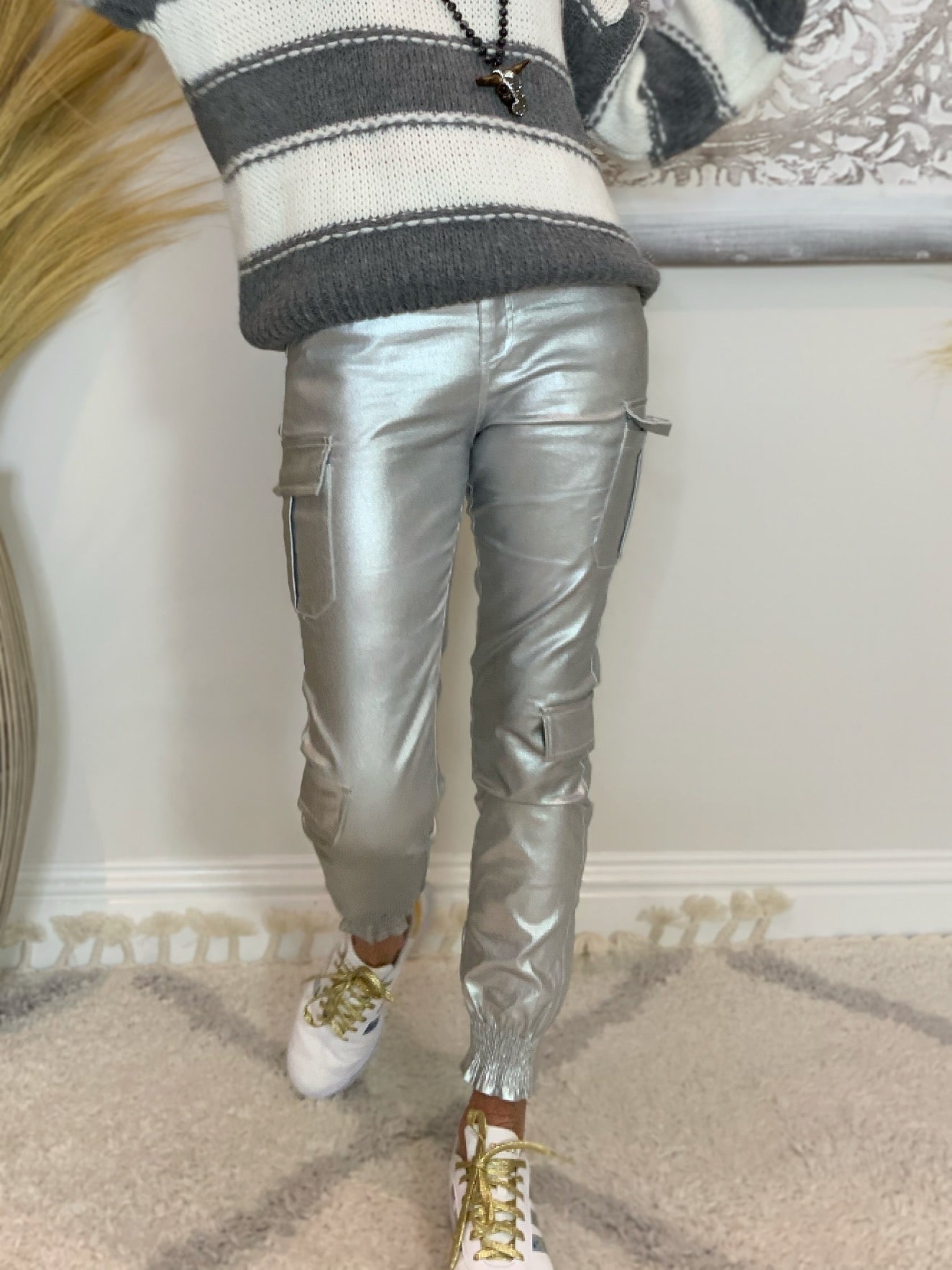 Silver joggers 2024