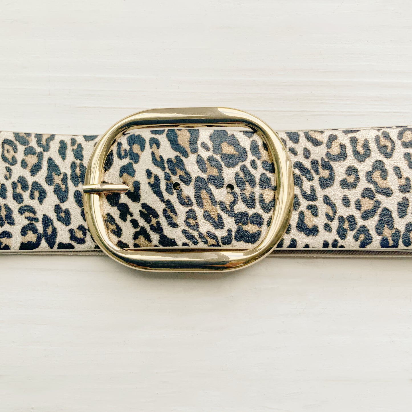 Leopard Print Belt