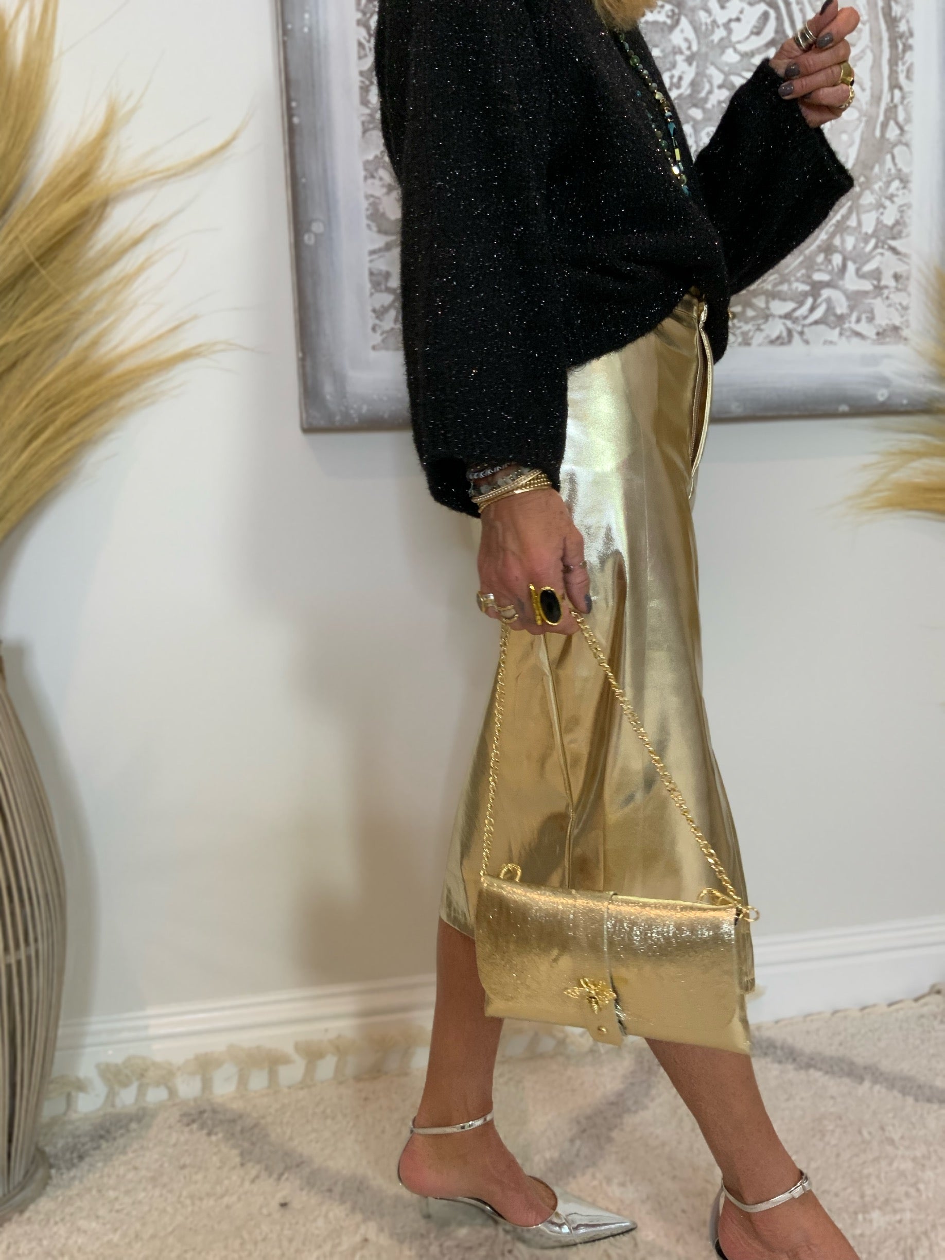 Loft sequin pencil clearance skirt