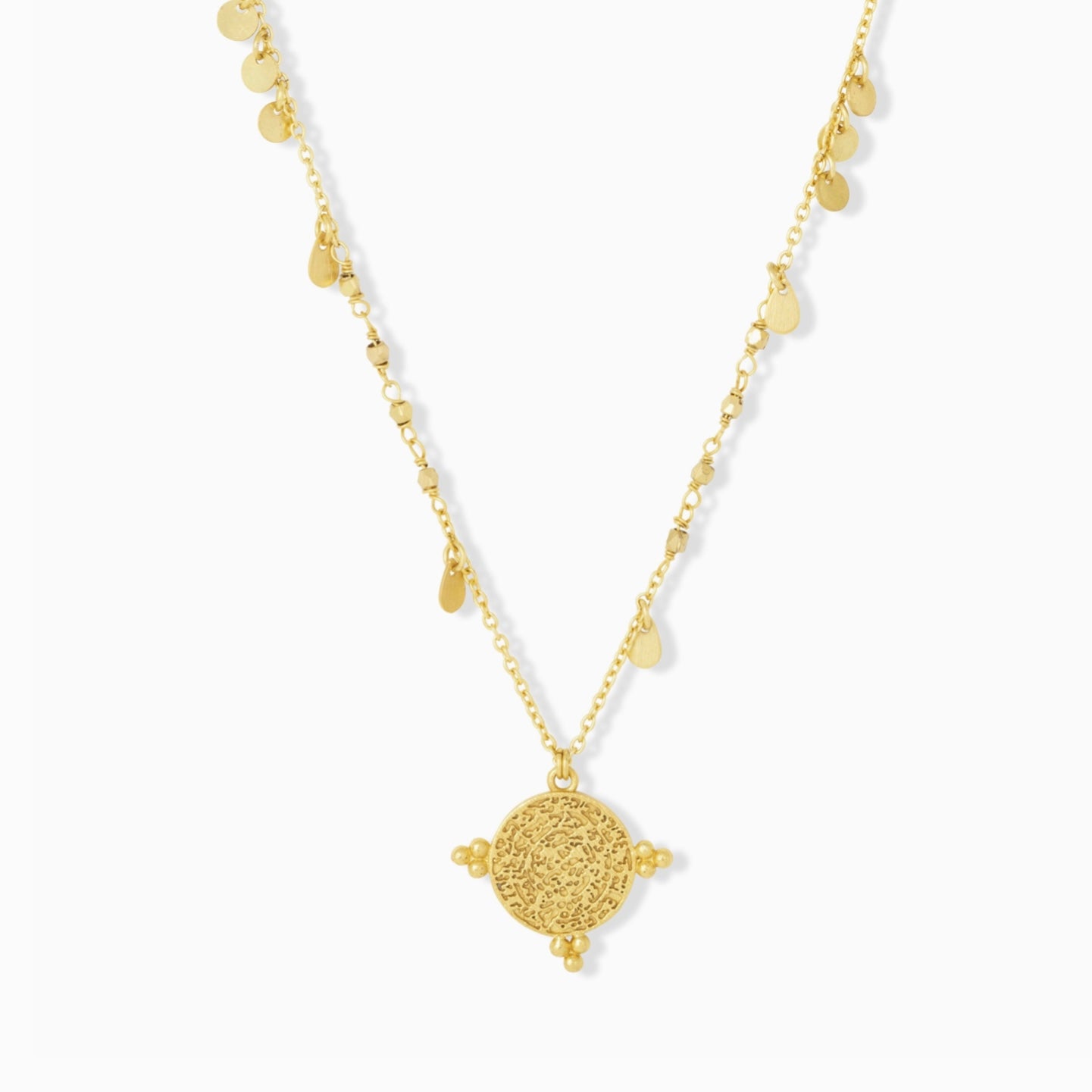 Santorini Short Gold Necklace