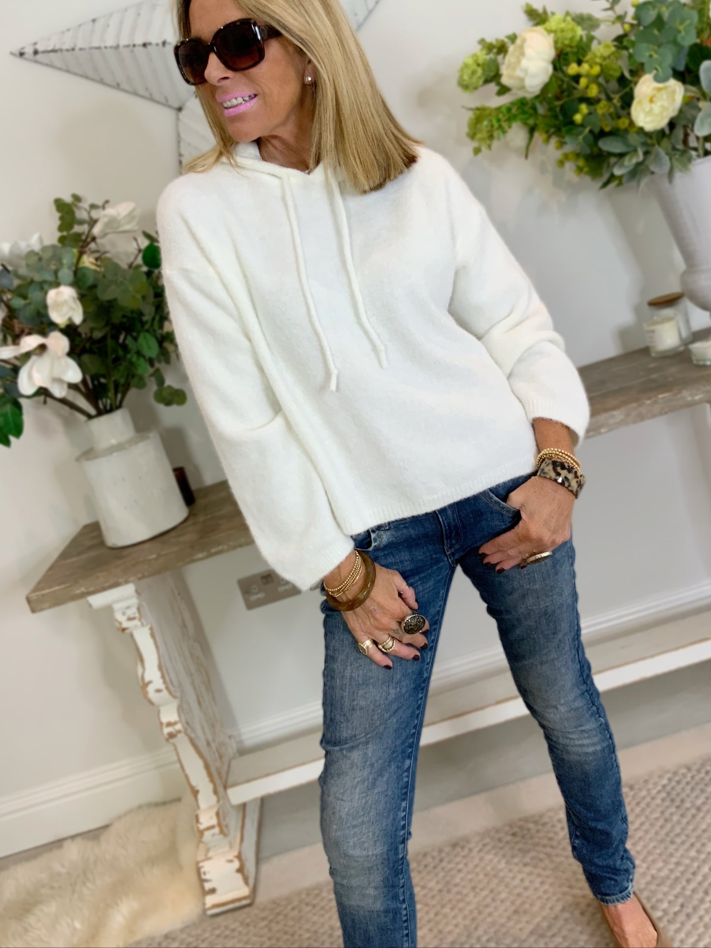 Luana Knitted Hoodie