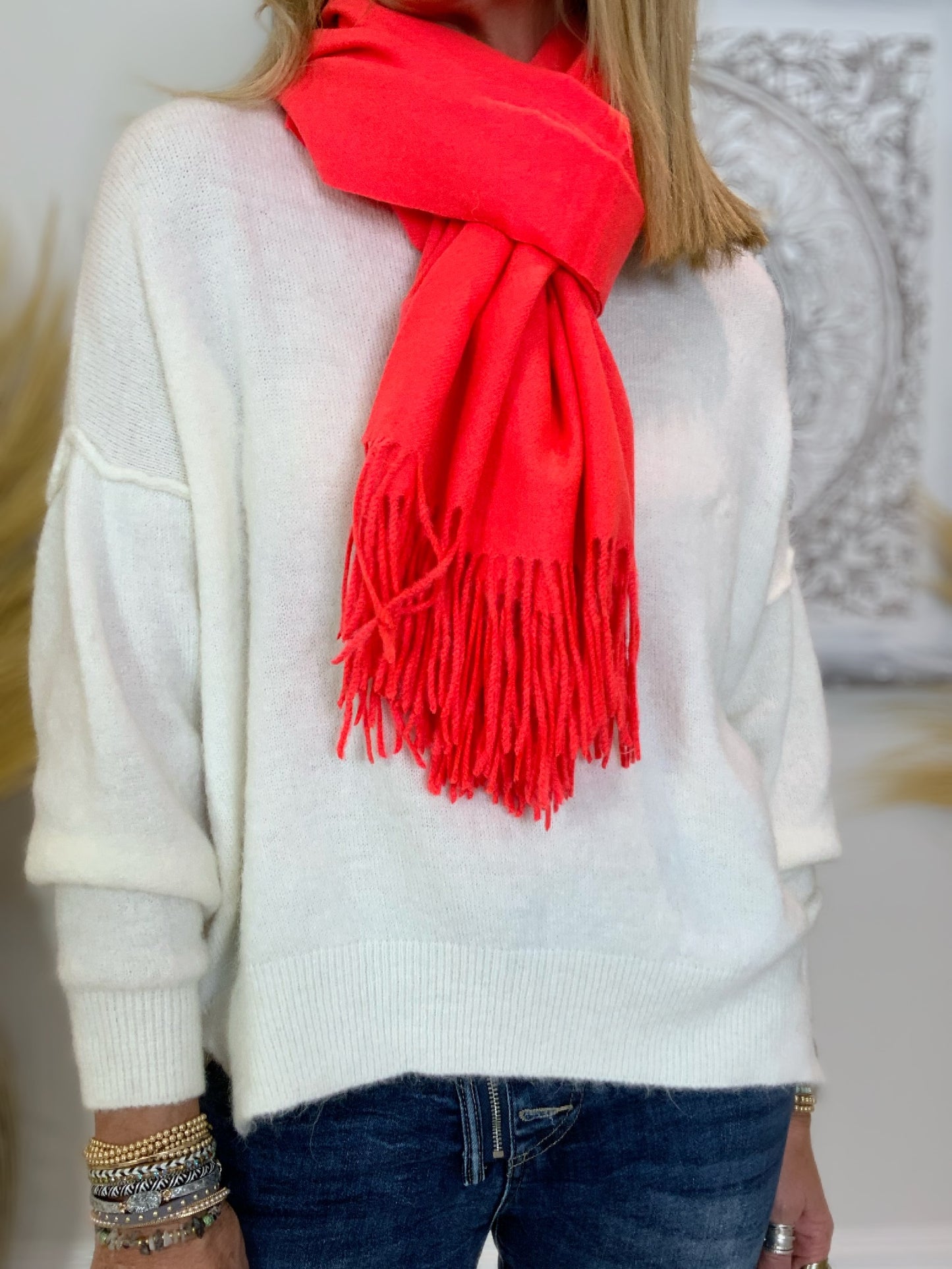 Cashmere Wool Mix Scarf