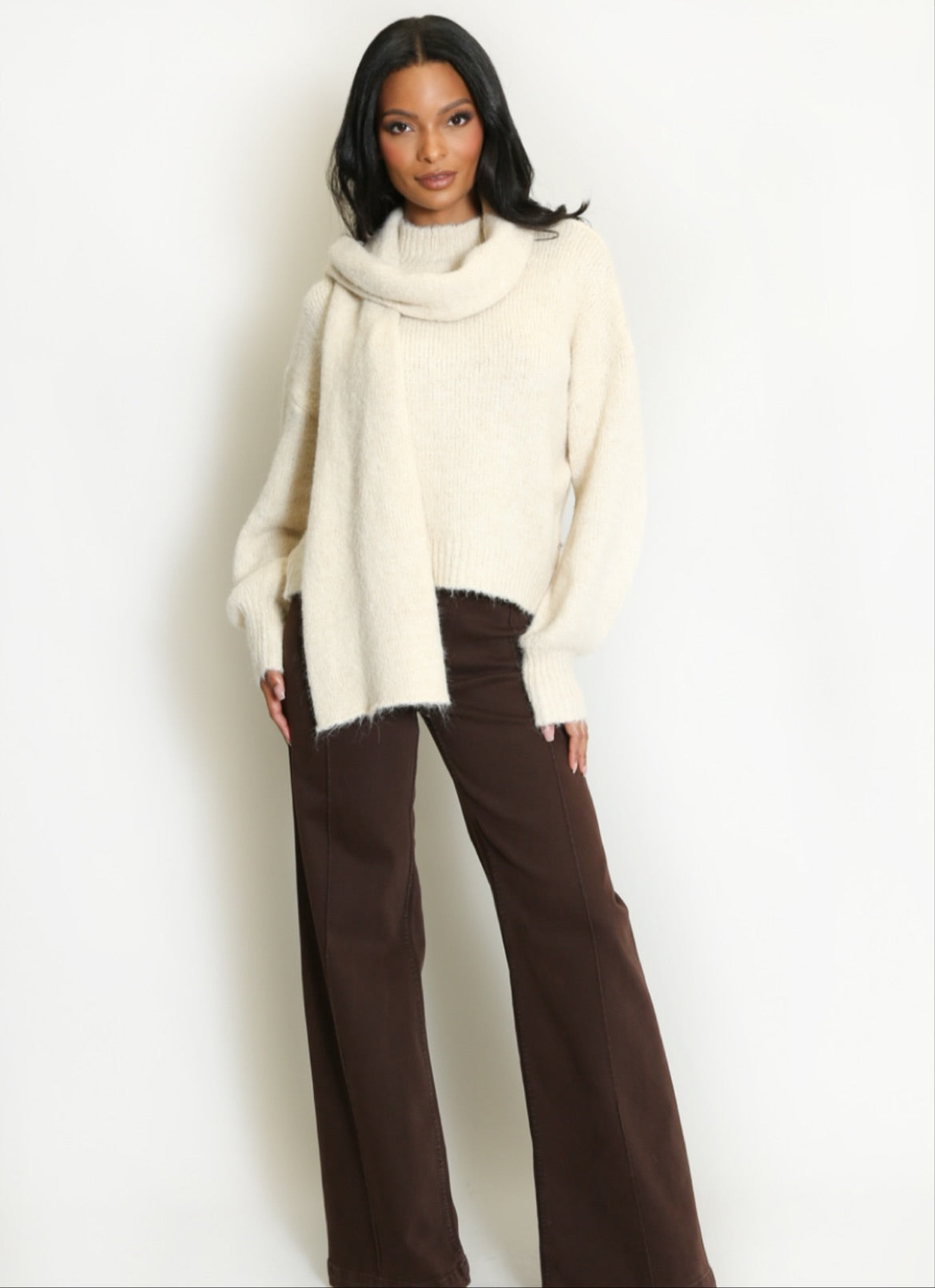 Frankie Jumper with Scarf