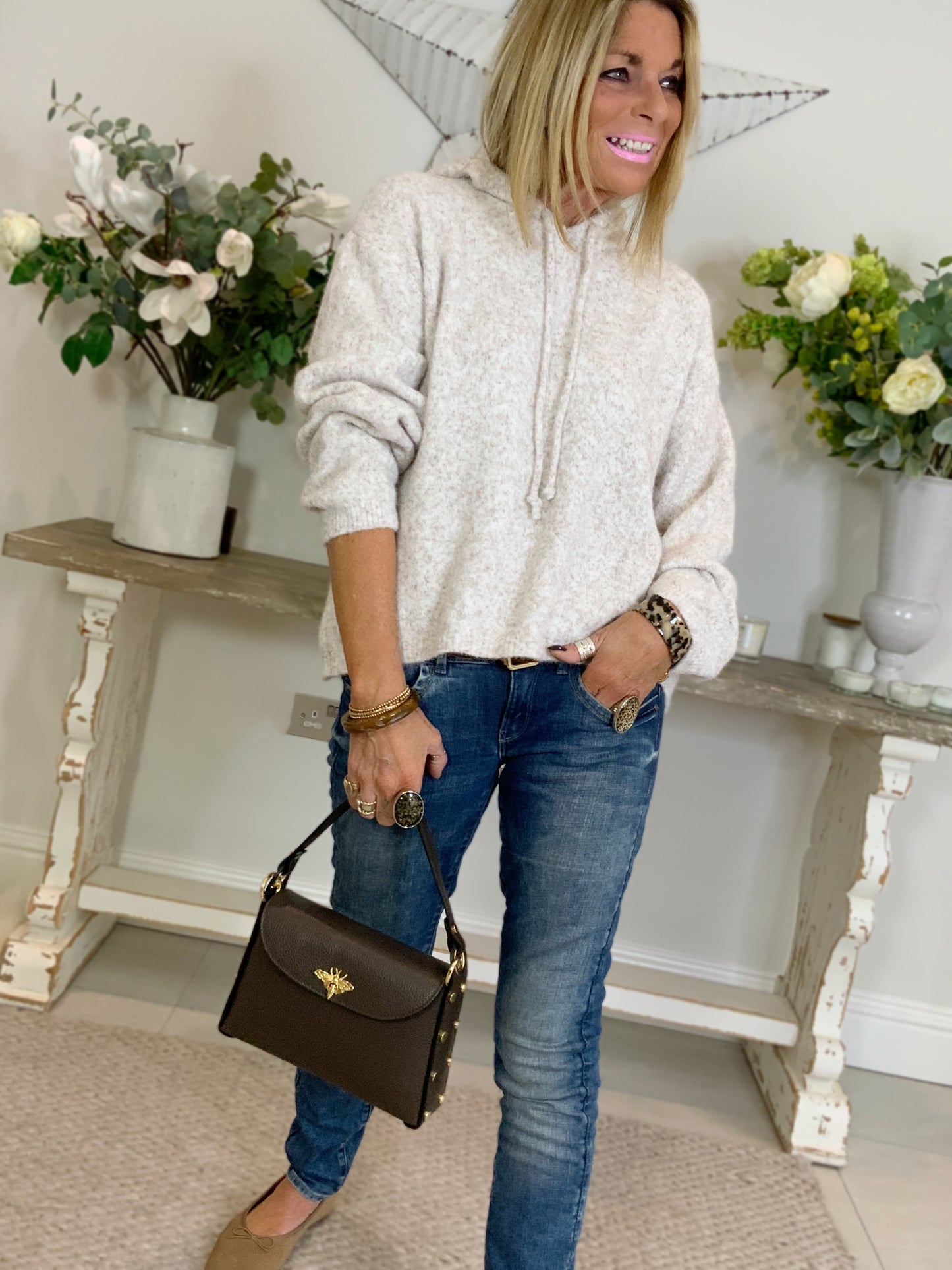 Luana Knitted Hoodie