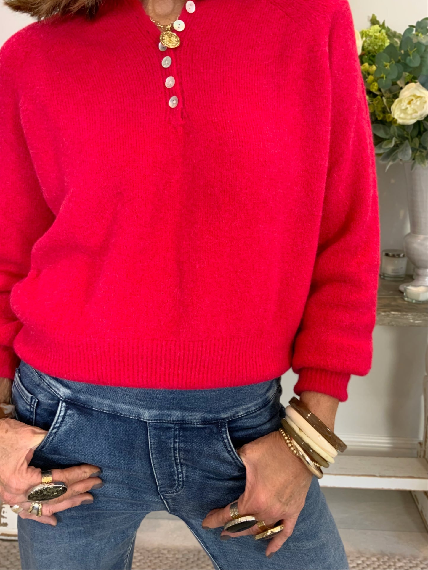 Tilly Button Alpaca Jumper